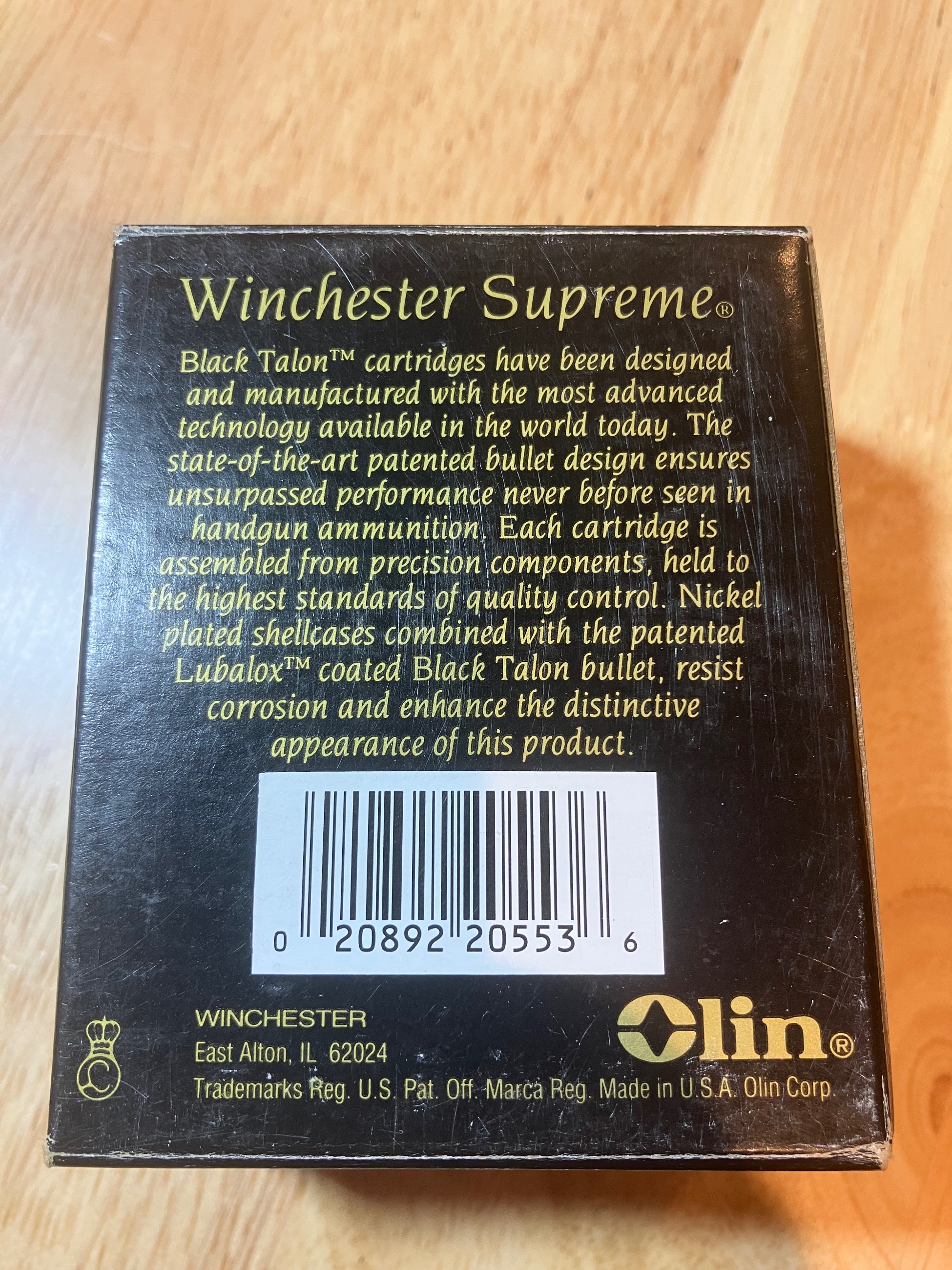 Photo of Collectors! Winchester Black Talon ammo
