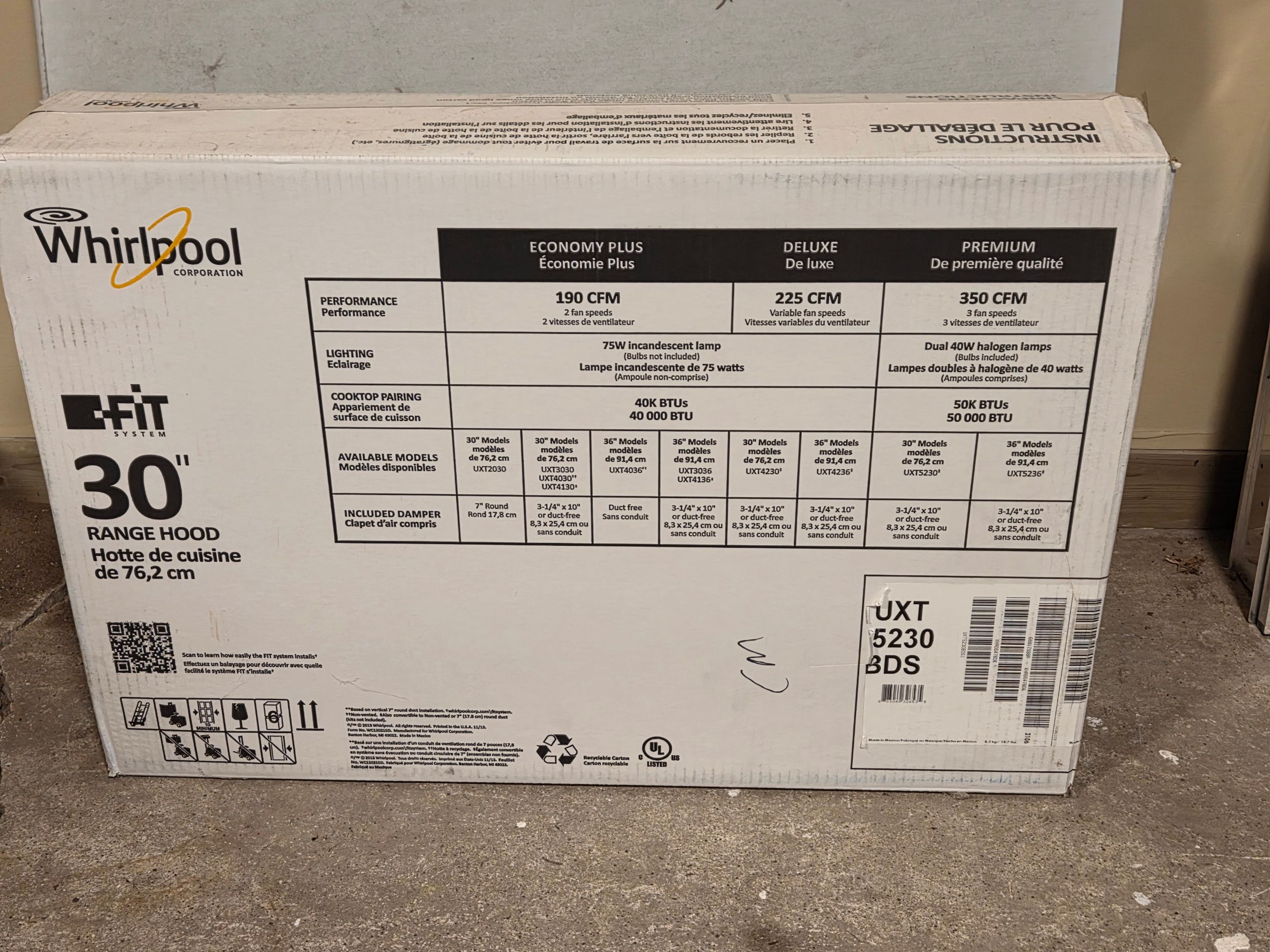 Photo of Range Hood, brand new, box never opened
