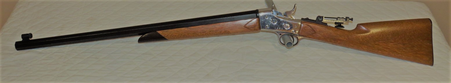 Remington (Husqvarna) 1873 #1 Rolling Block - 8 - 1763672091263_Remington Husqvarna #1 Rolling Block rifle, post-restoration-17