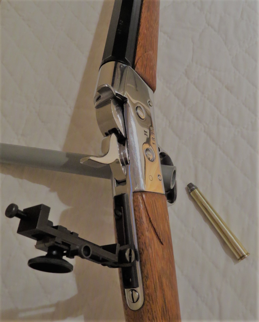 Remington (Husqvarna) 1873 #1 Rolling Block - 10 - 1763672143005_Remington Husqvarna #1 Rolling Block rifle, post-restoration-5