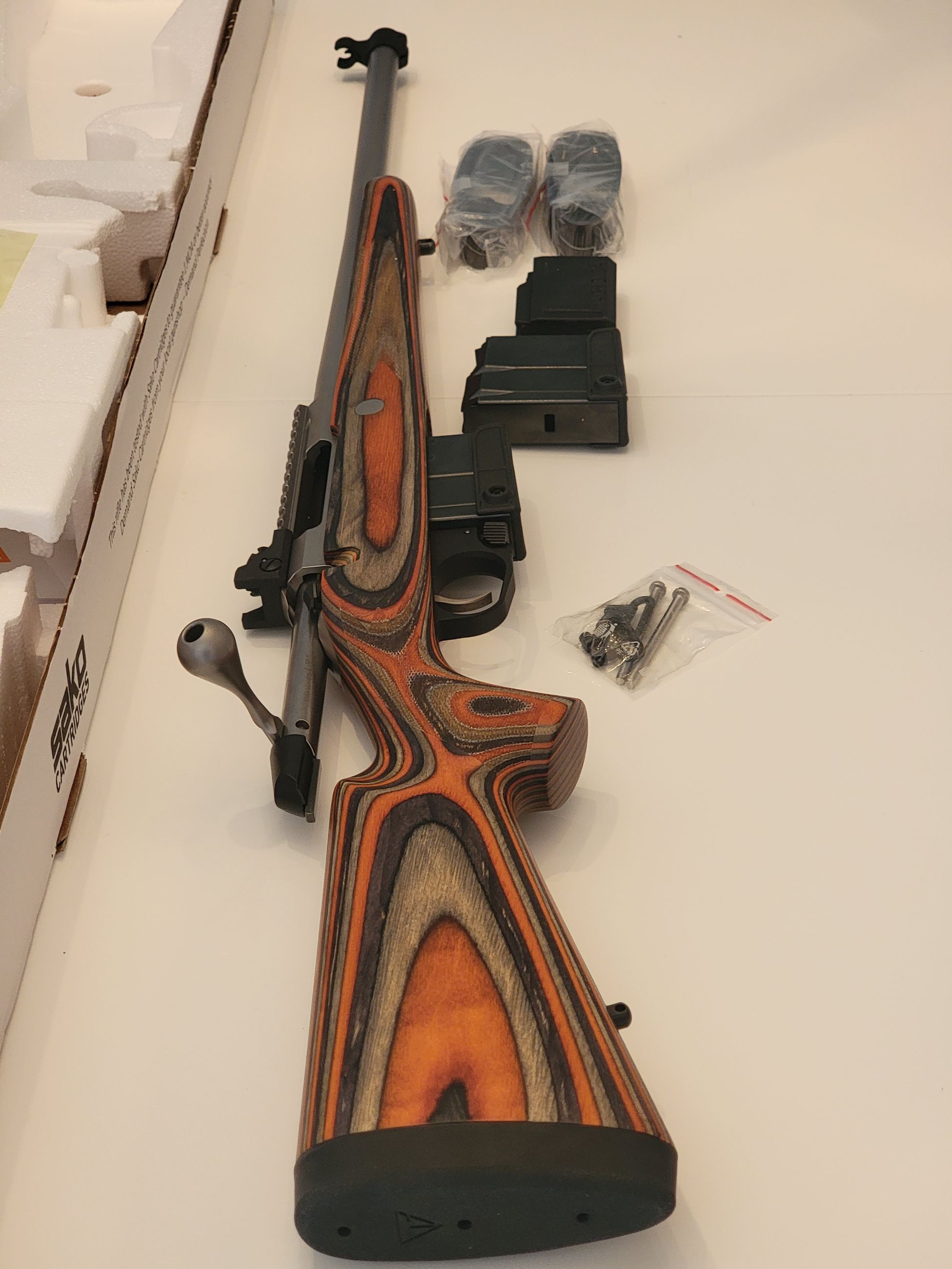 Photo of Tikka T3X Arctic with extra mags