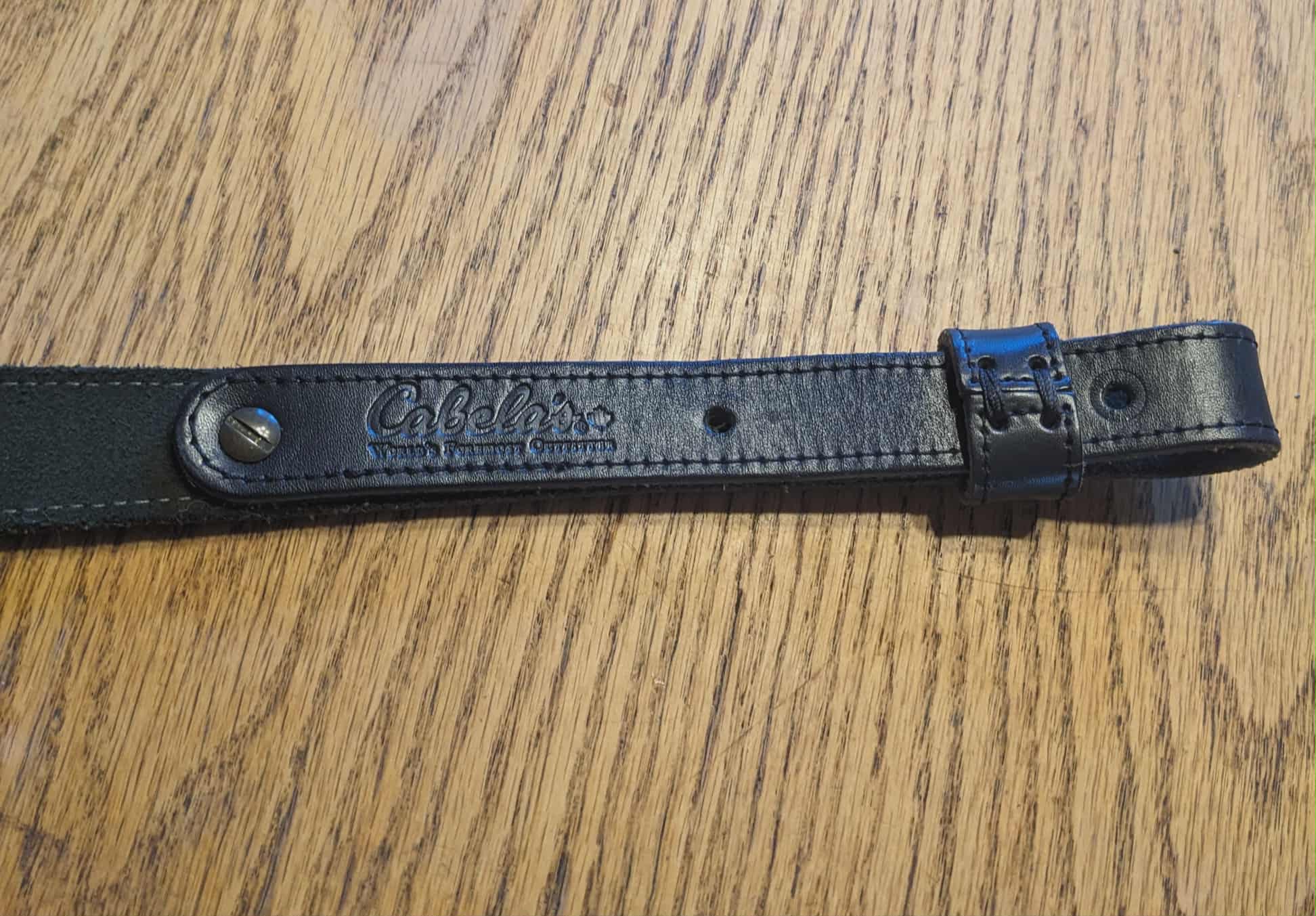 Black leather rifle sling Cabela's - 4 - 1763836352269_sling3