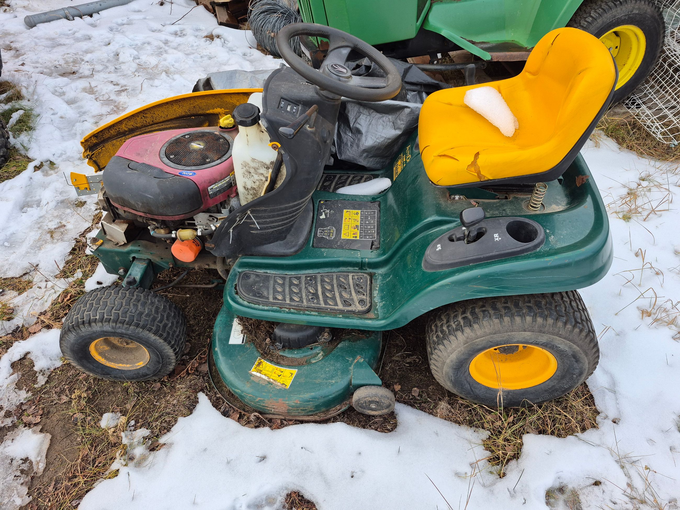 Photo of Lawnman riding mower- RUNS!