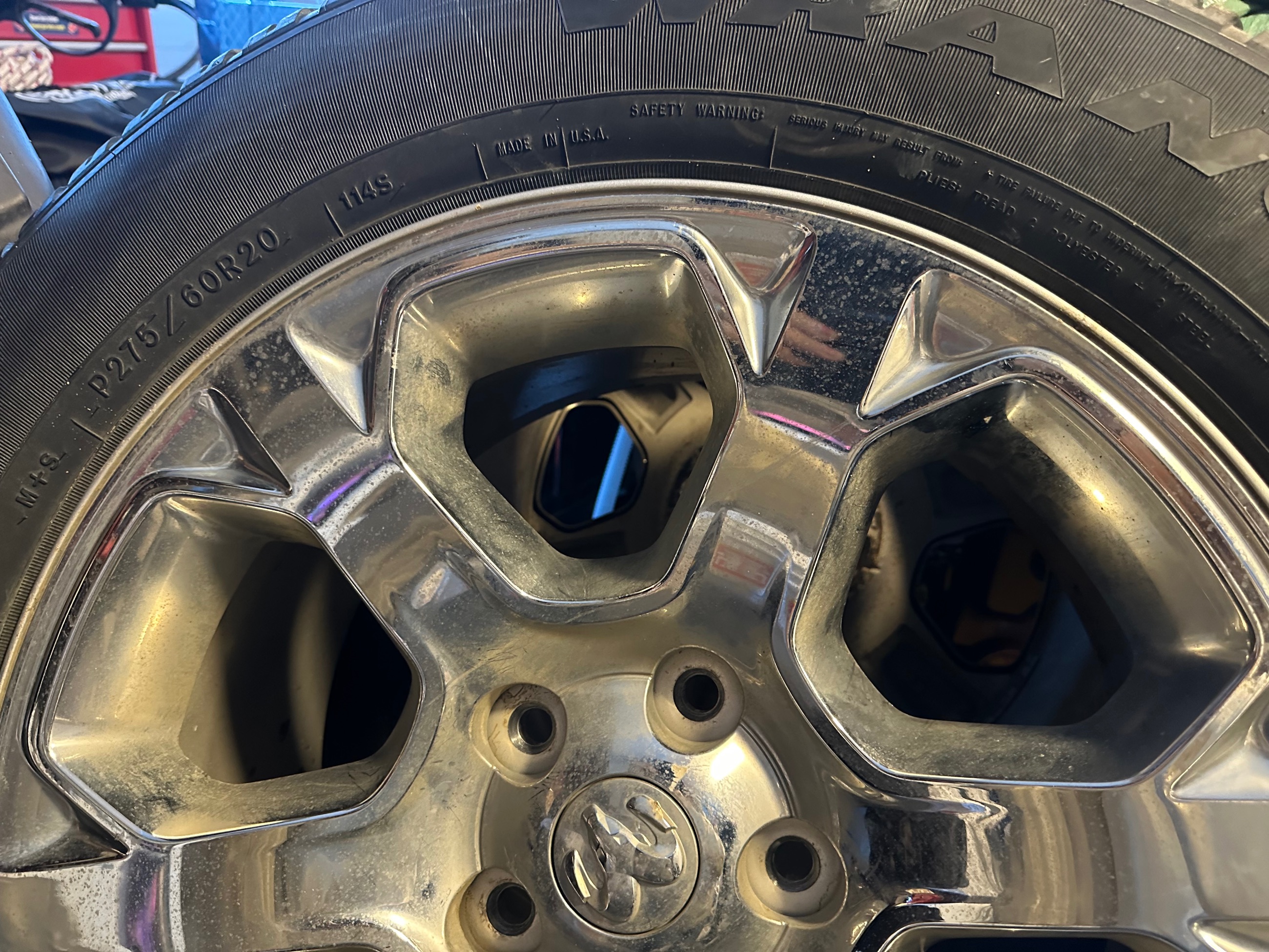 Photo of 4 Dodge truck tires with rims