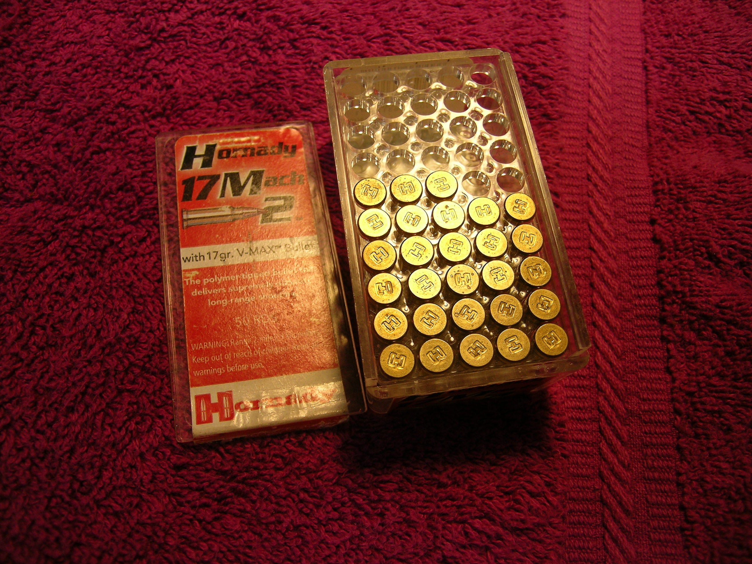 Photo of Hornady® 17 Mach 2 Ammunition - .17 HM2 17 gr. V-Max