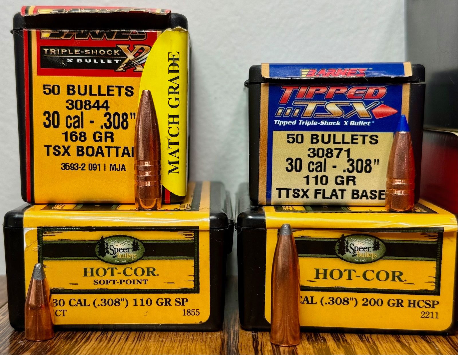 Photo of 30 cal. bullets variety
