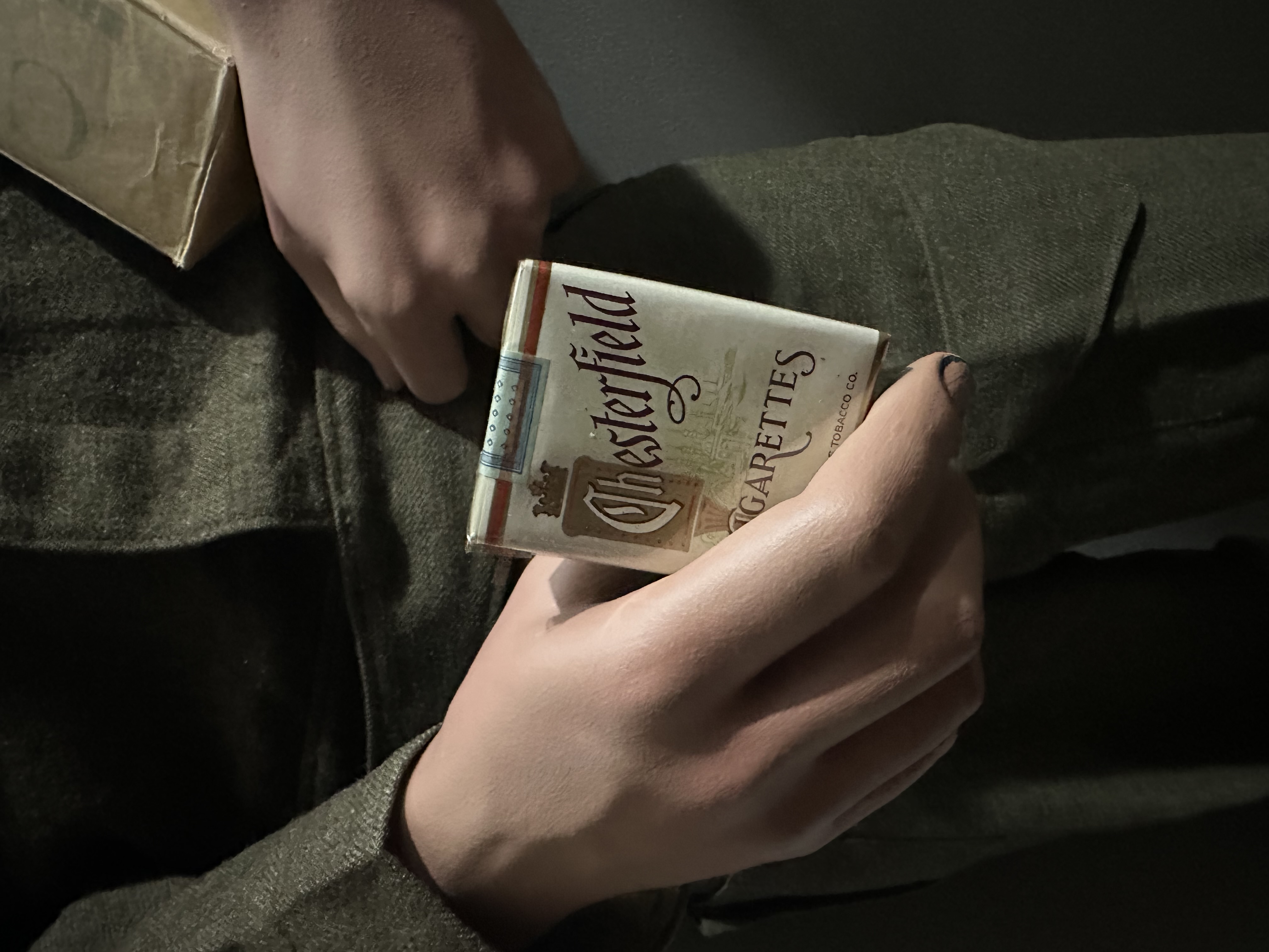 Photo of WW2 Era Chesterfield cigarettes