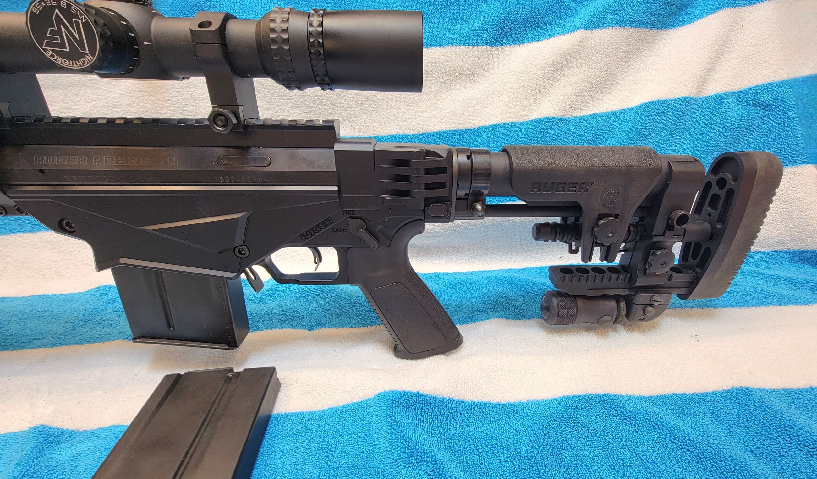 Ruger Precision Rifle (Gen 1) (RPR) in .243 Win. with Nightforce NXS 8-32x56mm .115 MOA NP-2DD.  - 8 - 1764109307756_1000096354