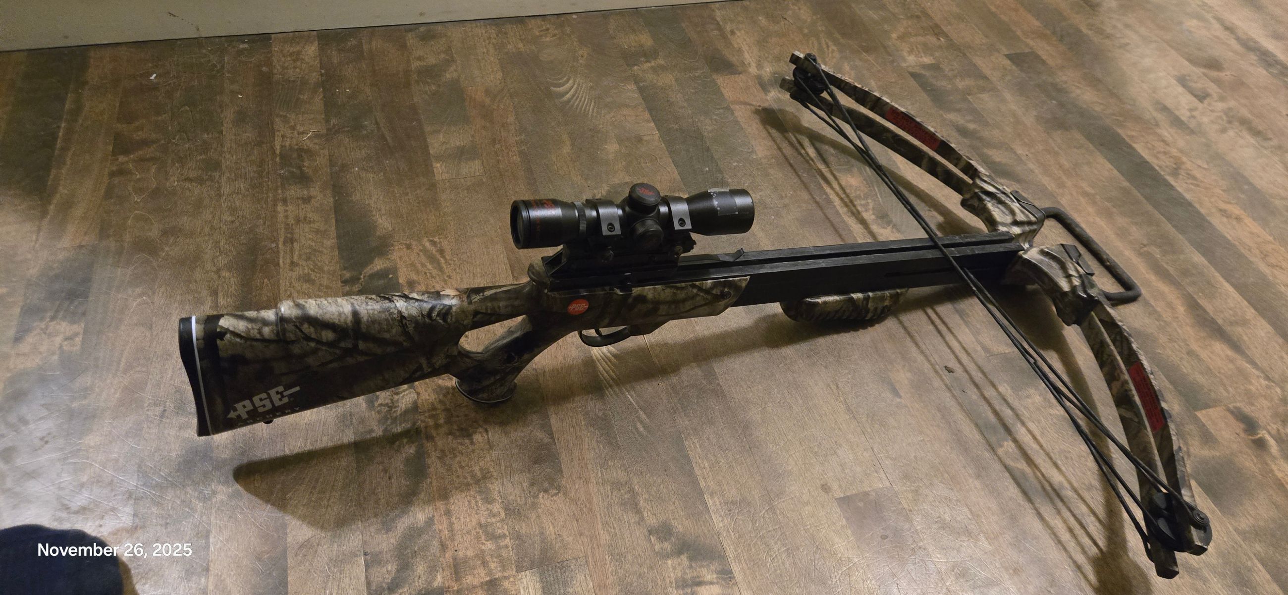 Photo of PSE Reaper crossbow 185 lb.