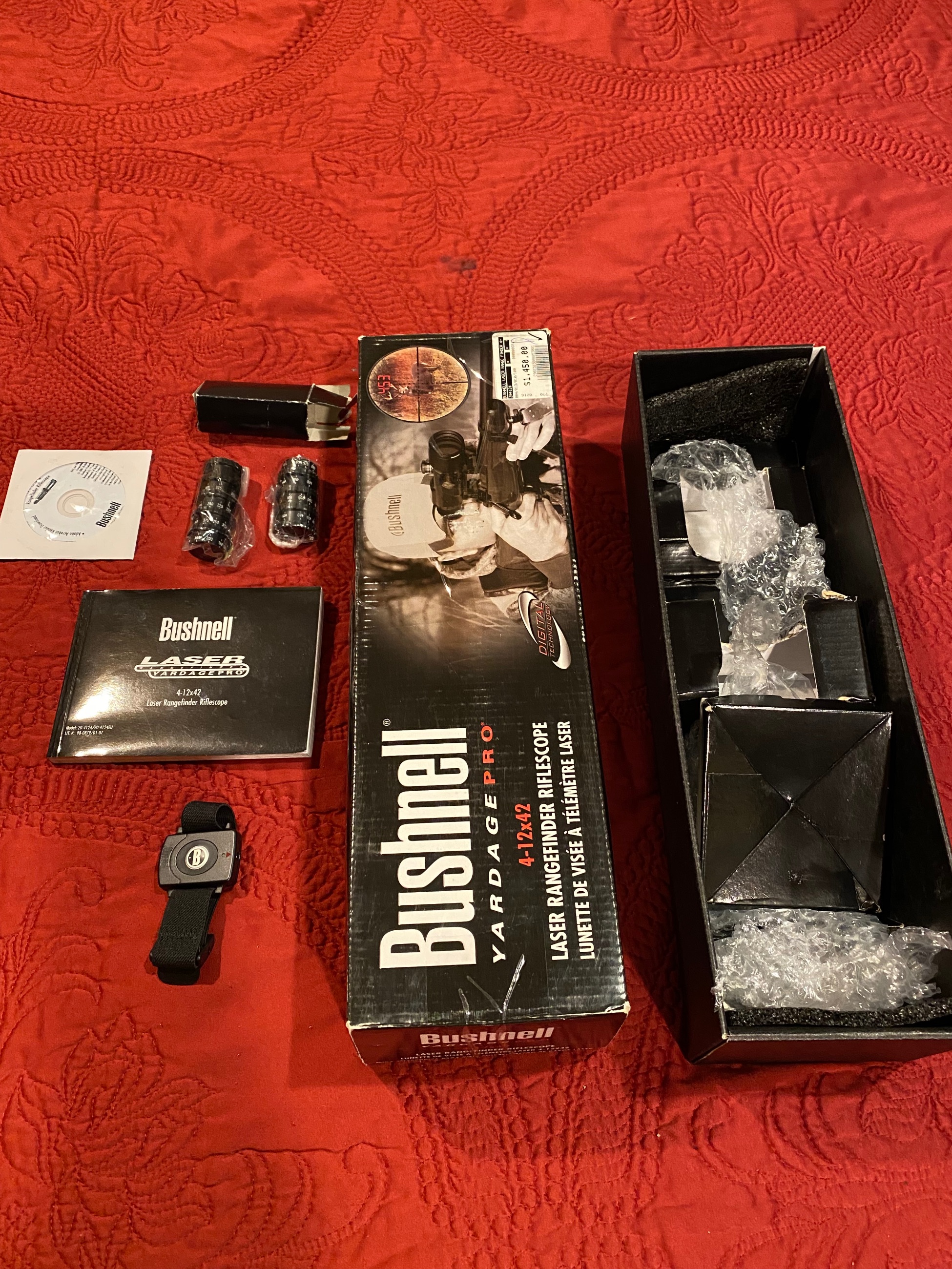 Bushnell 4–12×42 Rifle Scope with Integrated Laser Rangefinder & Mil-Dot Reticle — NEW CONDITION - 3 - 1764295256993_IMG_8403