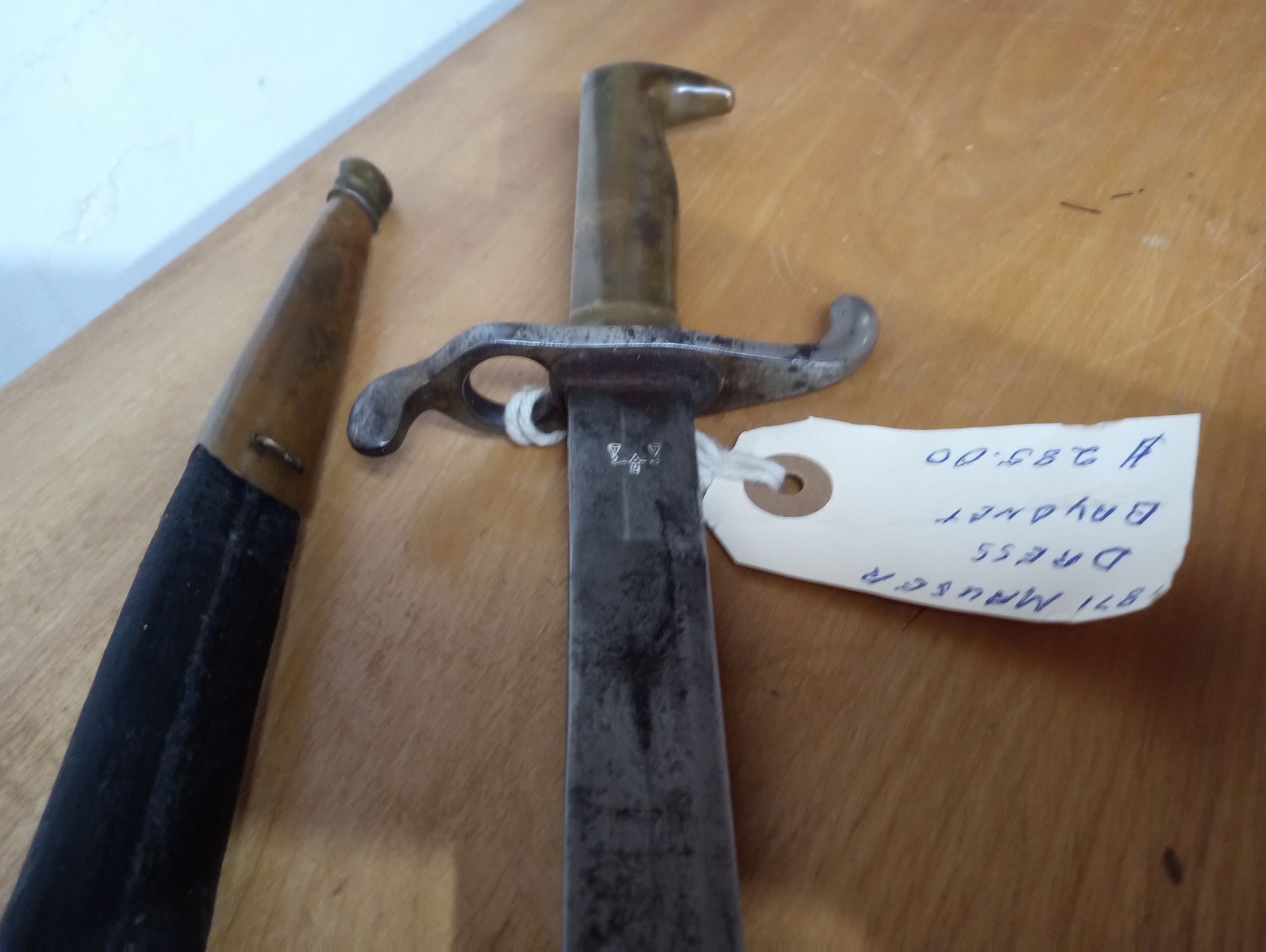 Photo of MAUSER 1871 bAYONET