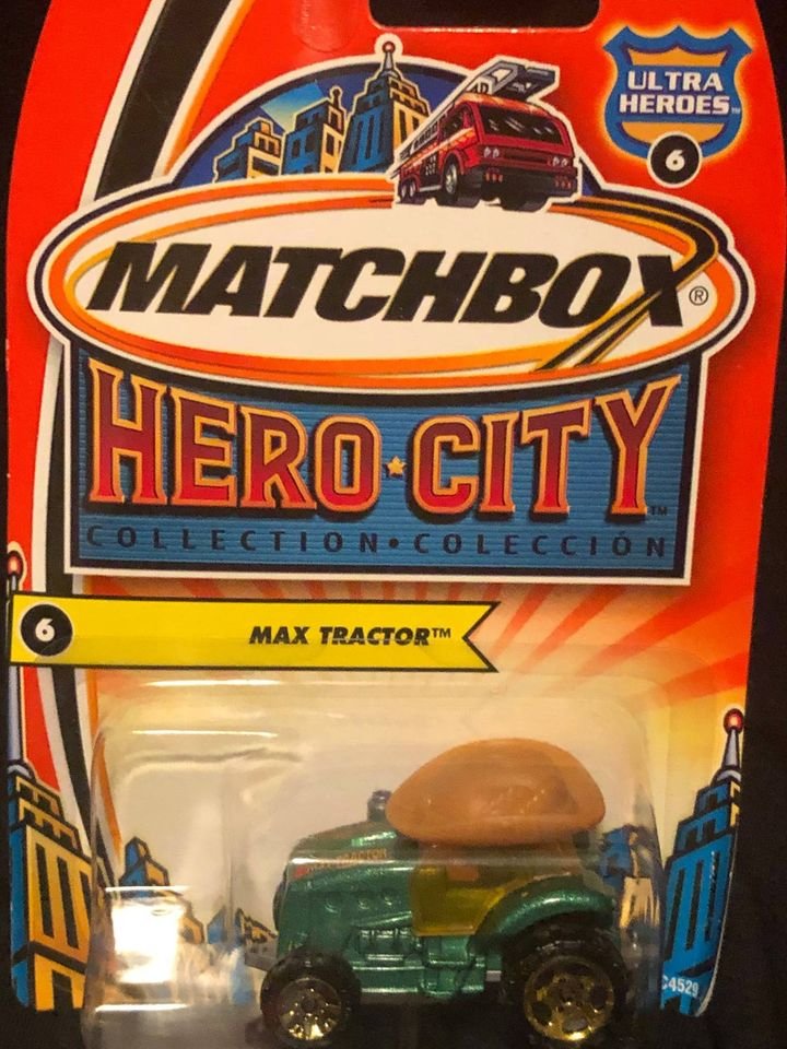 Photo of Matchbox Hero City Collection (2003) Ultra Heroes Green Max Tractor