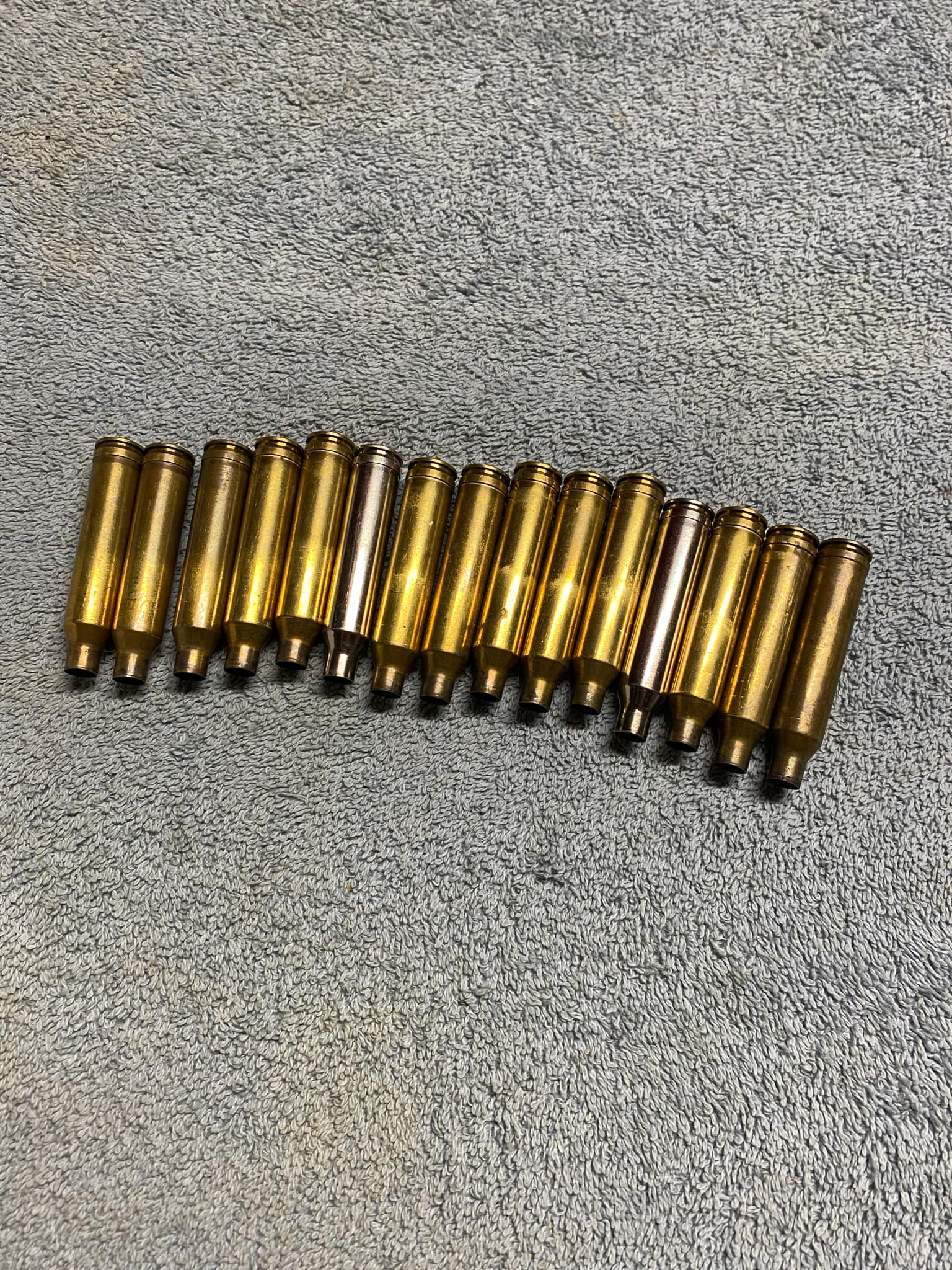 Photo of Once fired 7mm Rem Mag brass.