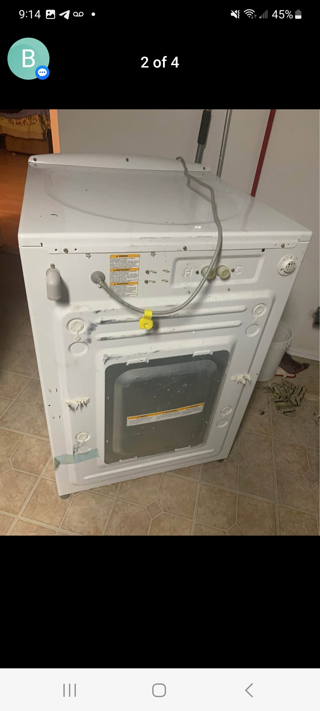 Photo of washing machine