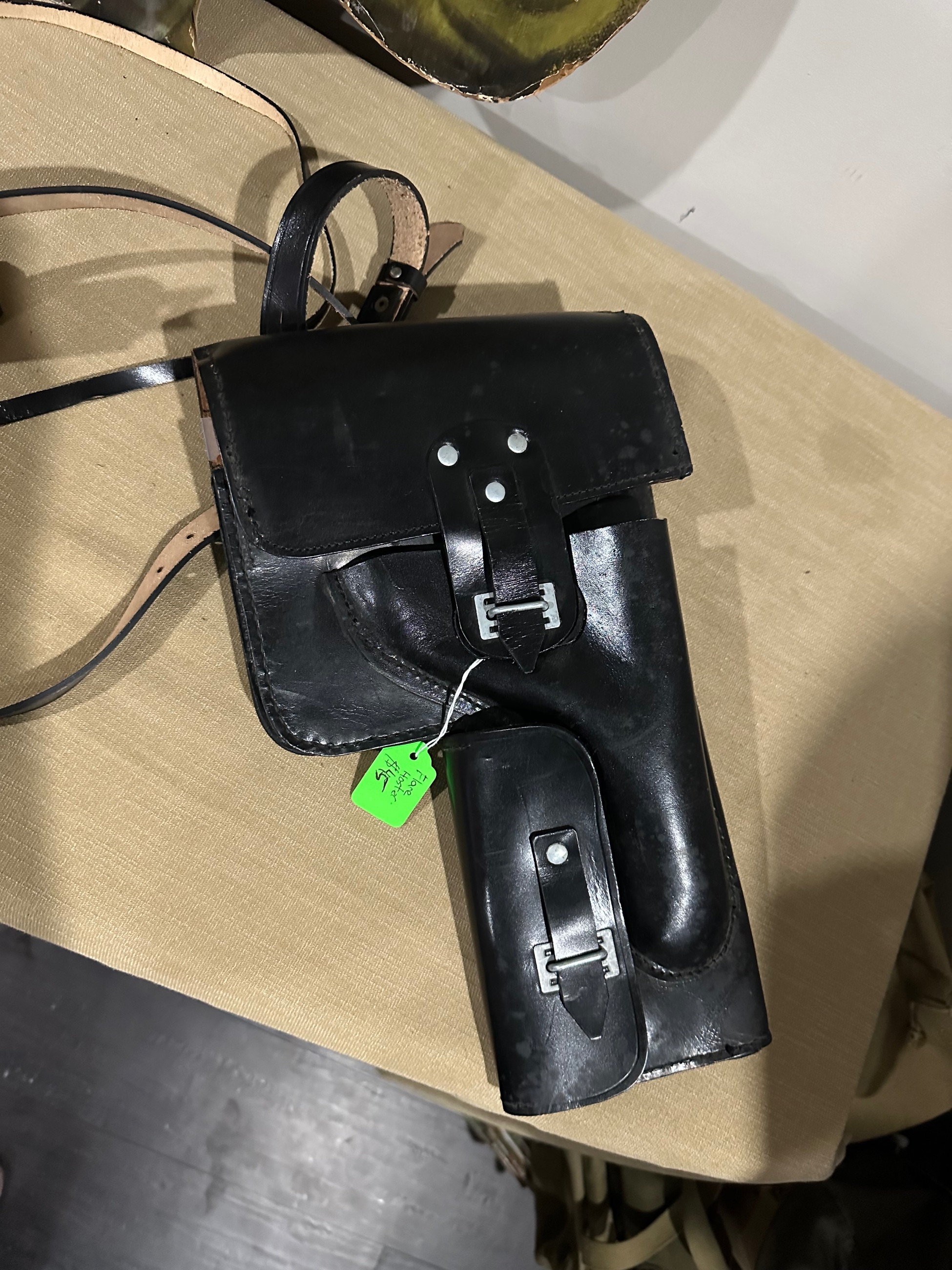 Photo of Post war Leather flare pistol holder