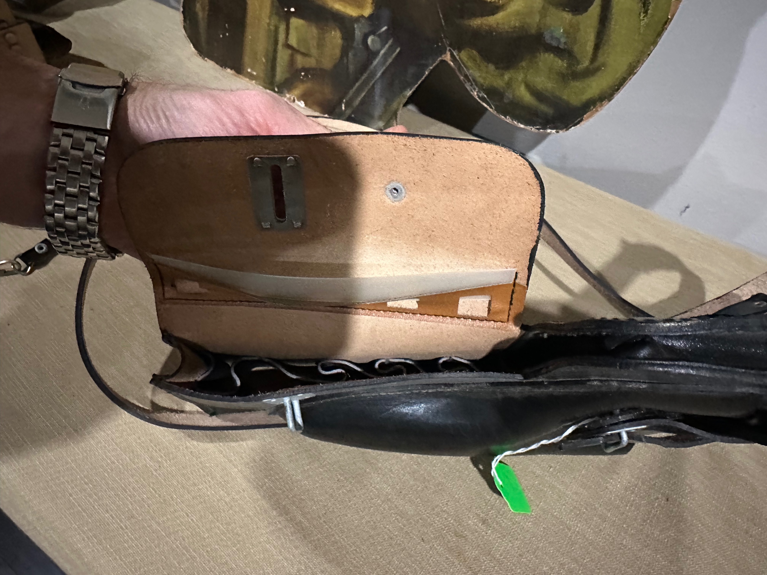 Photo of Post war Leather flare pistol holder