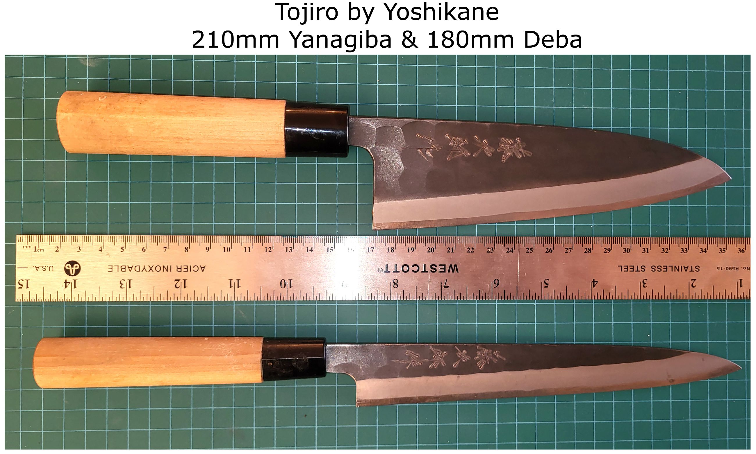 Photo of 2 Hand Made Japanese (Tojiro) Knives