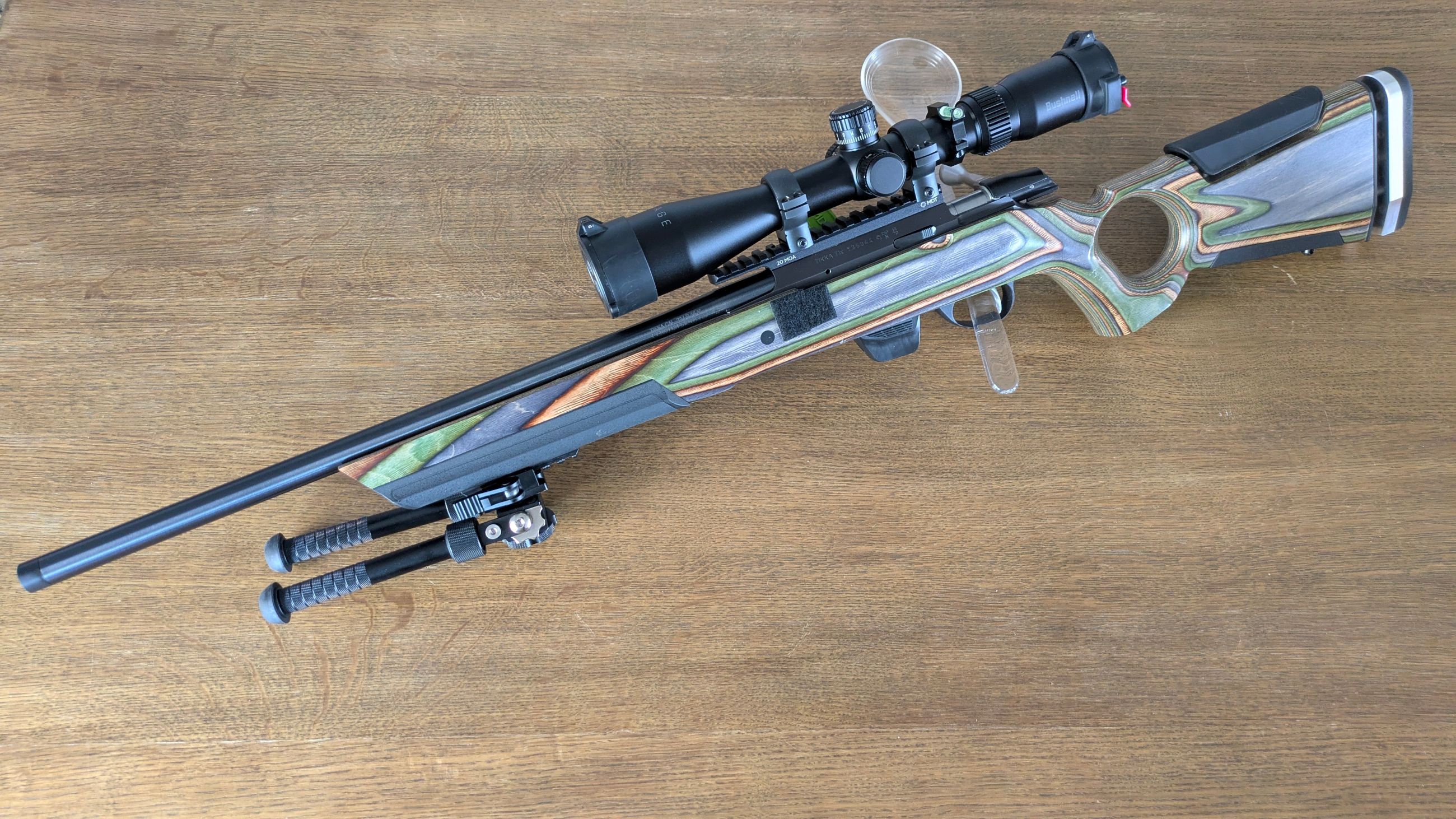 Photo of TIKKA T1X MTR .22 LR with Bushnell Engage 2.5-10 x 44 MOA