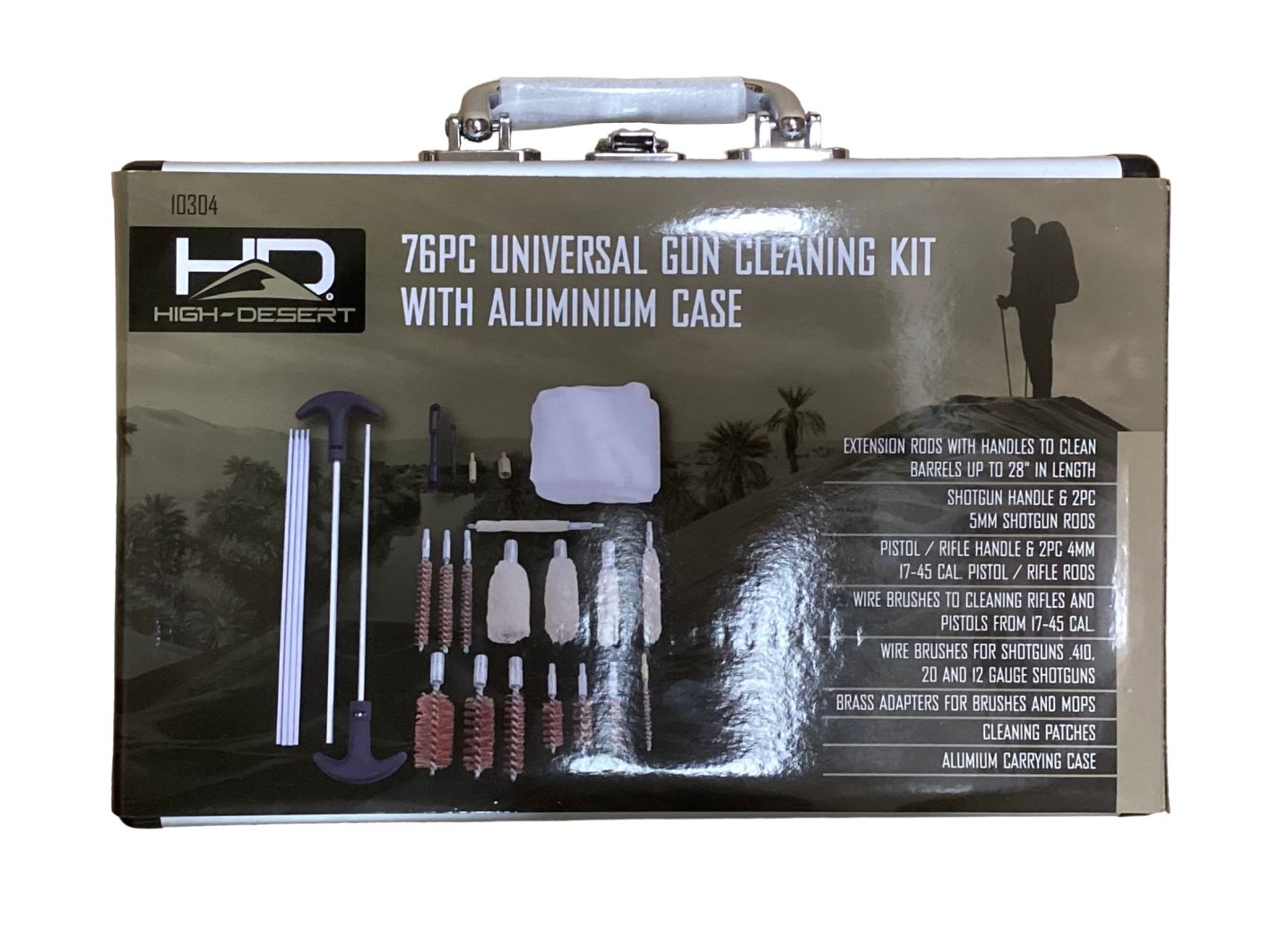 Photo of High Desert  - 76pc Universal Gun - Aluminum Case Cleaning Kit for $50