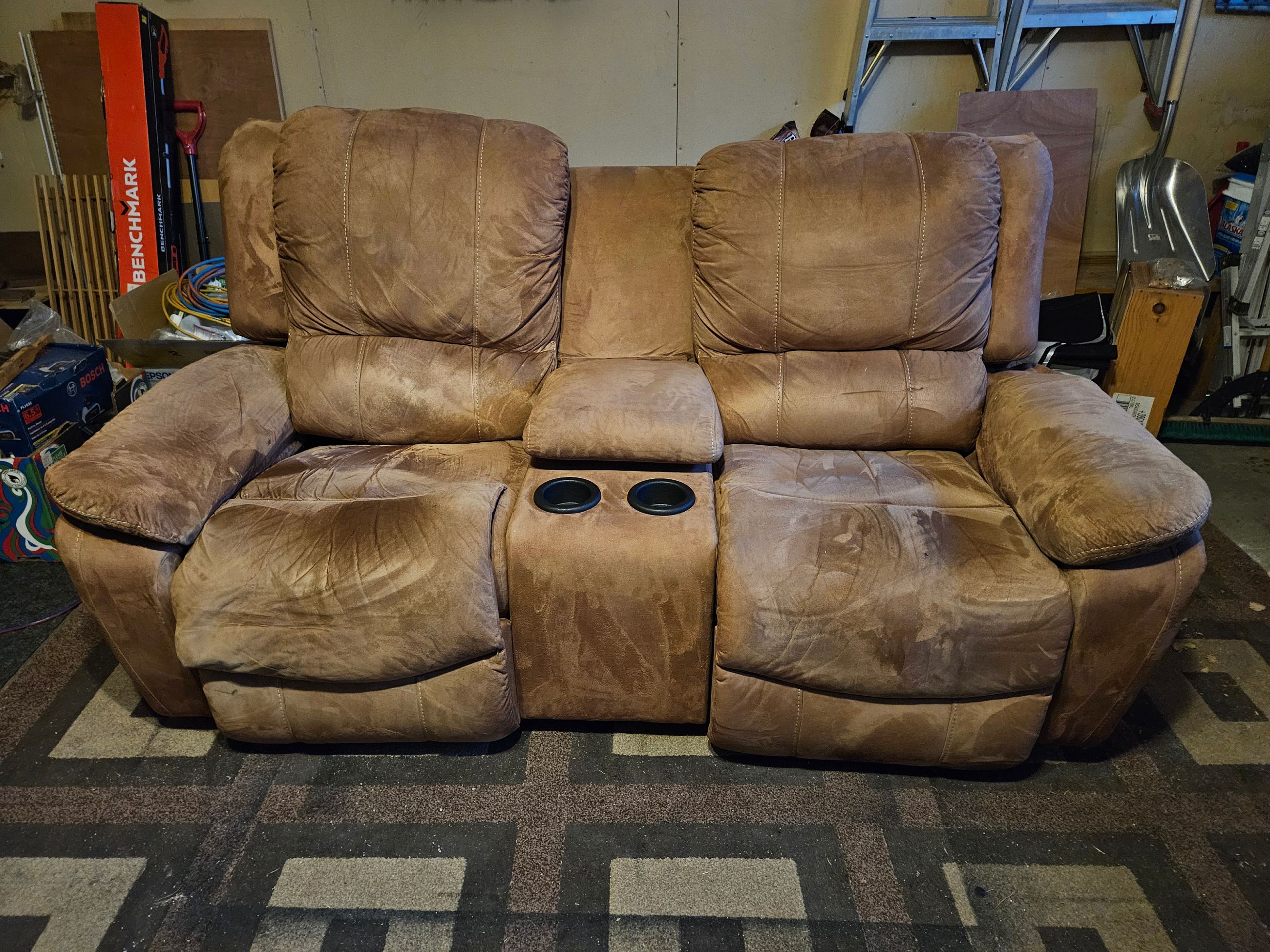 Photo of Loveseat recliner 
