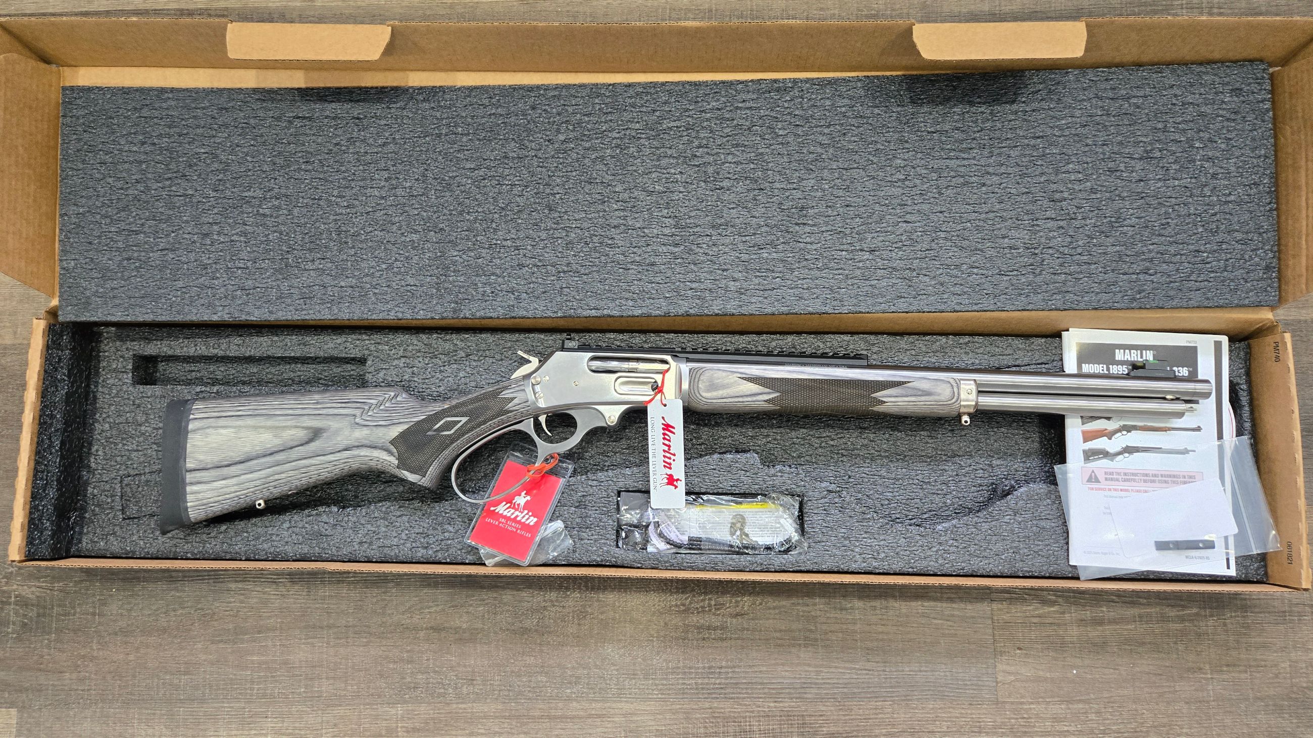 Photo of NEW MARLIN 1895 SBL 45-70 STAINLESS RUGER MADE