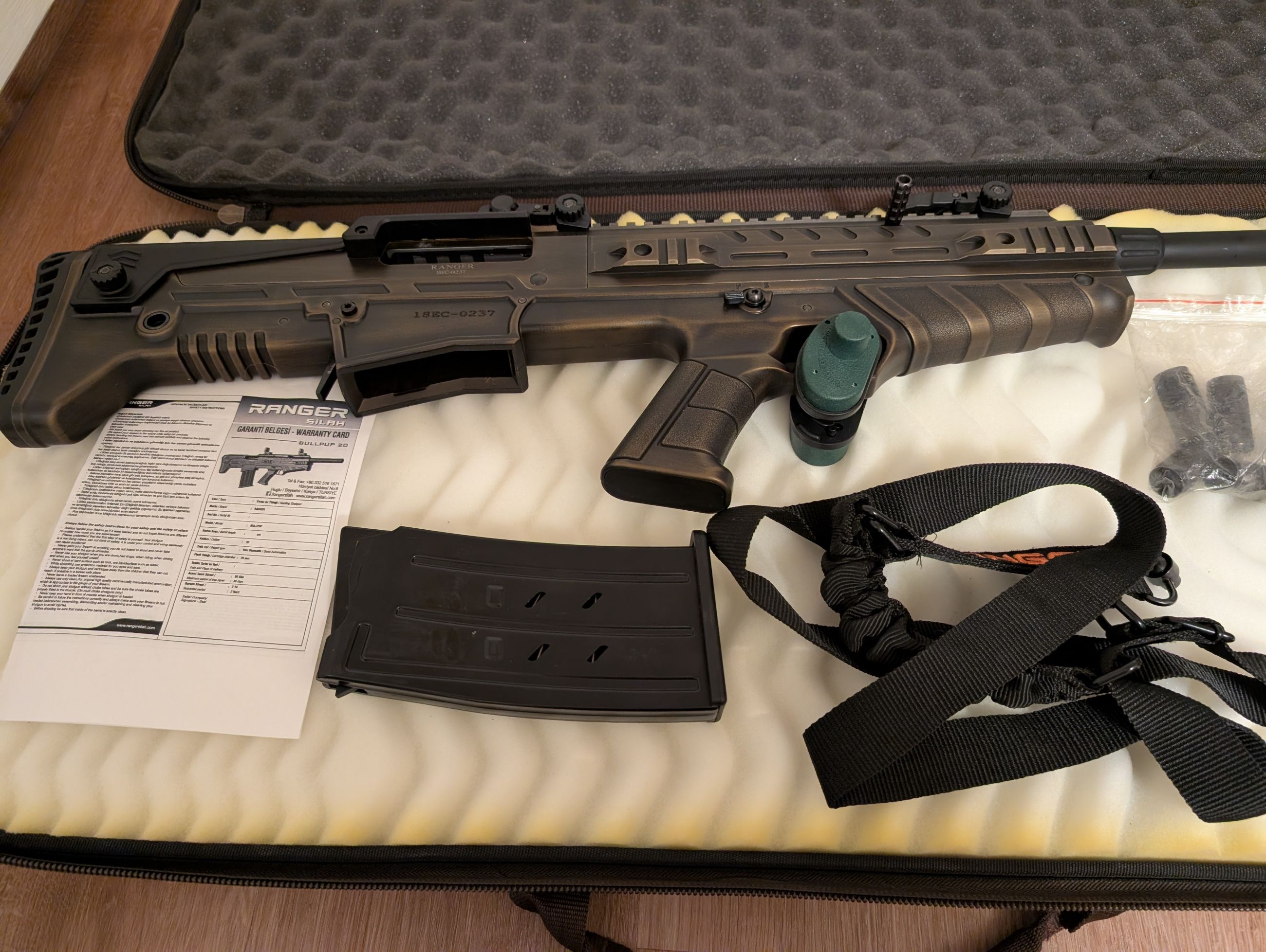 Ranger Silah 20ga Bullpup with 87 Shells - 3 - 1765064572734_PXL_20251206_233002035