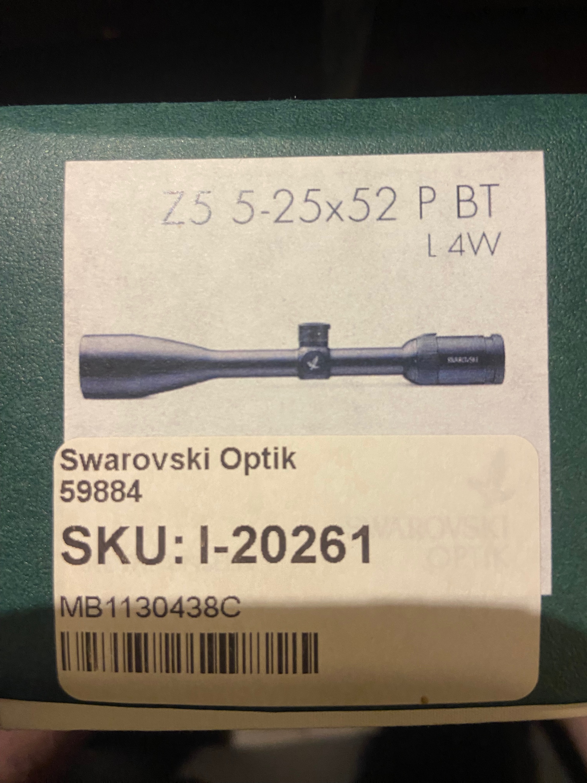 New Swarovski z5 5-25x52 P BT L4W scope  - 1 - 1765194542512_IMG_2469