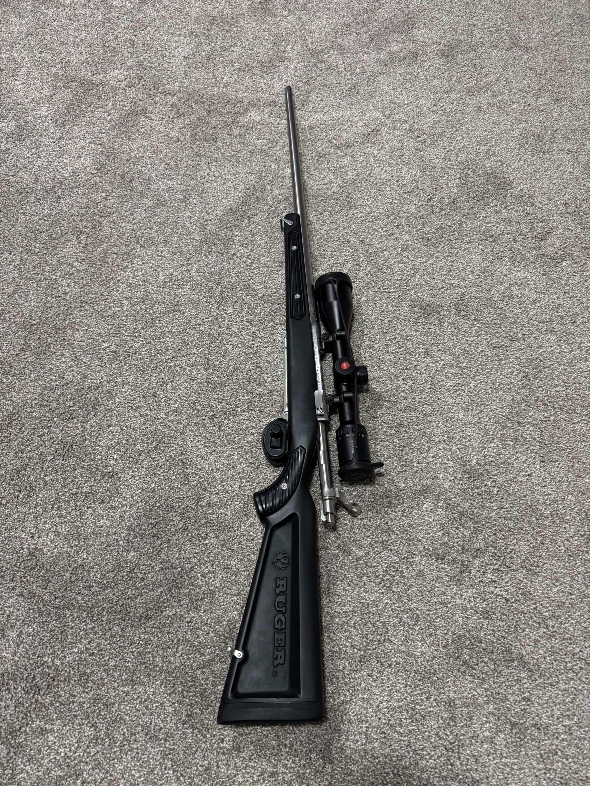 Photo of Ruger .338 win mag mark ll paddle stock
