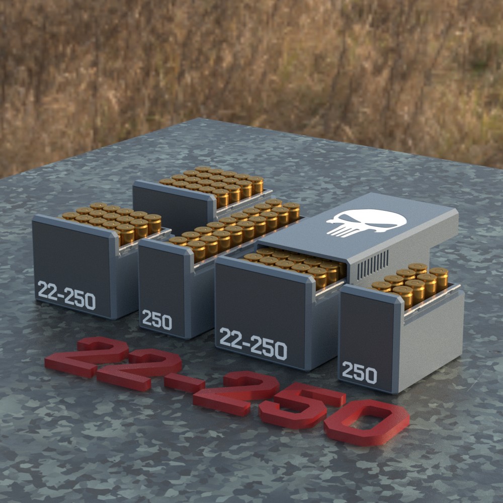 Custom 3d printed ammo boxes ANY CALIBER - 10 - 1765277712049_B_15_22250_01