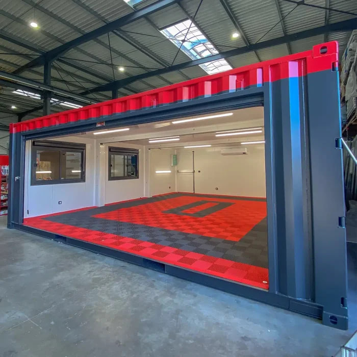 Photo of 3 x 20ft Container Garage – 45m² – 500cm Door (New)