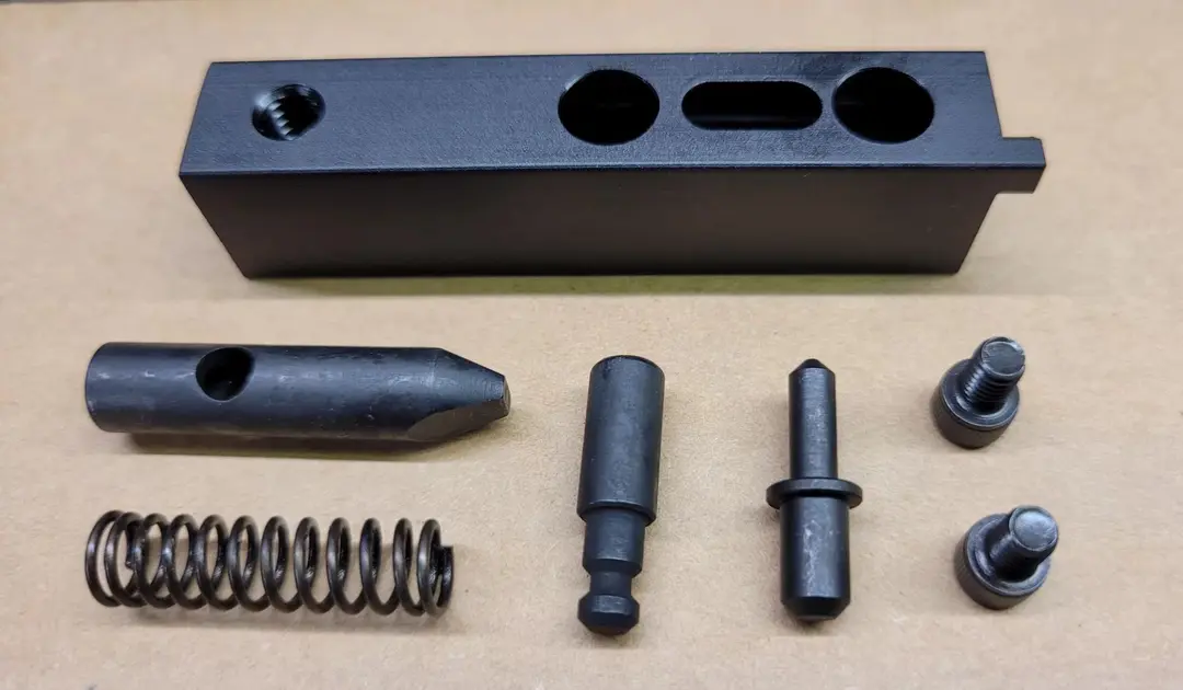 Photo of Dlask 10/22 takedown barrel attachment kit