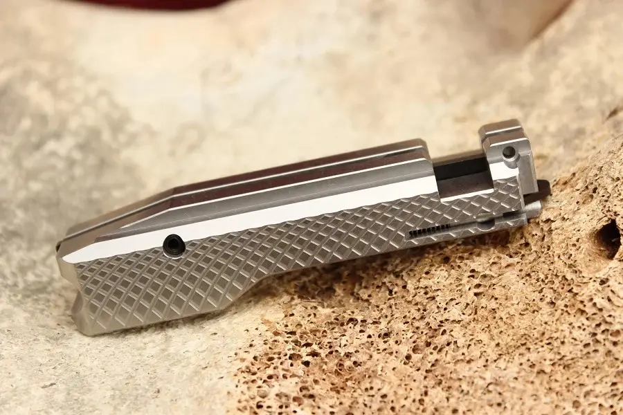 Photo of Kidd scalloped 10/22 bolt, silver $260