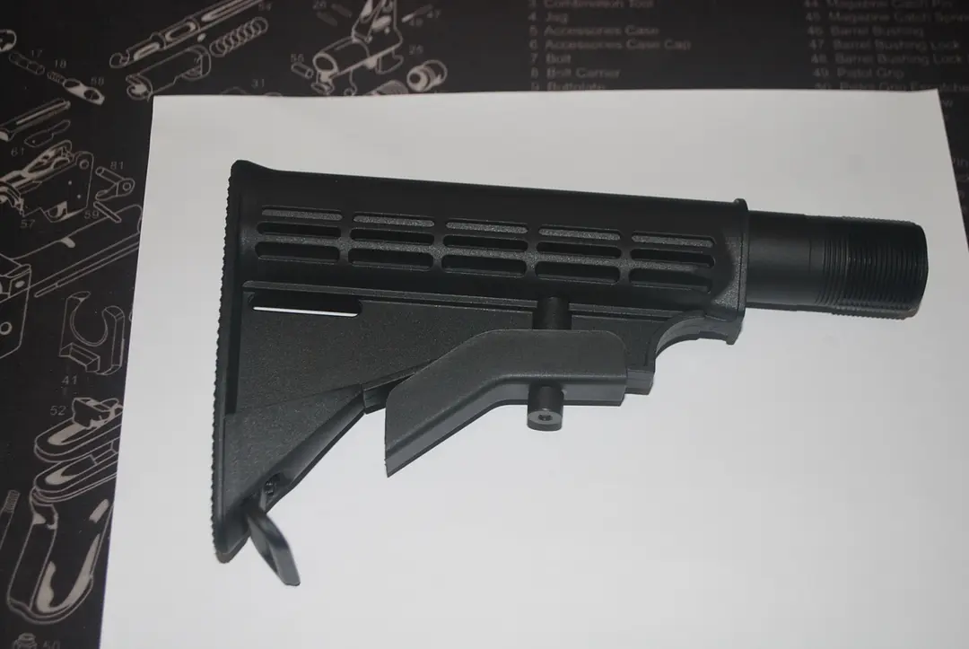 AR-15/M16 mil spec buffer tube and mil spec stock - 2 - 1765341227015_optimized20spec20tube20stock%202
