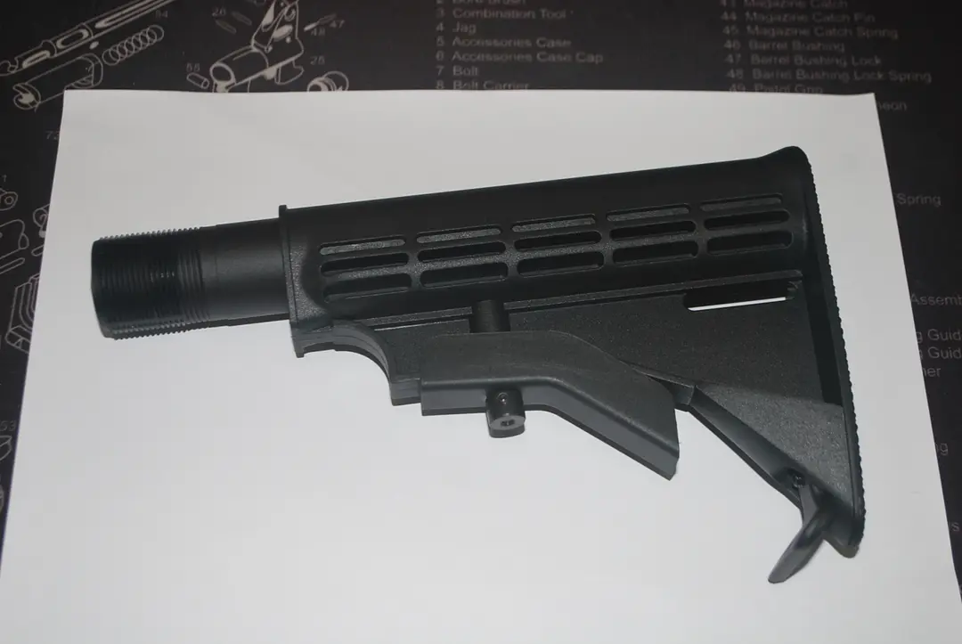 AR-15/M16 mil spec buffer tube and mil spec stock - 3 - 1765341227015_optimized20spec20tube20stock%203