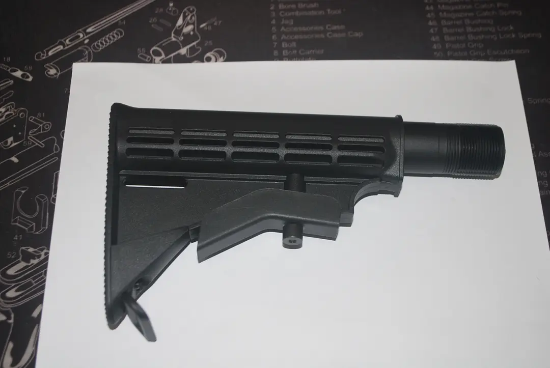 AR-15/M16 mil spec buffer tube and mil spec stock - 4 - 1765341227015_optimized20spec20tube20stock%204