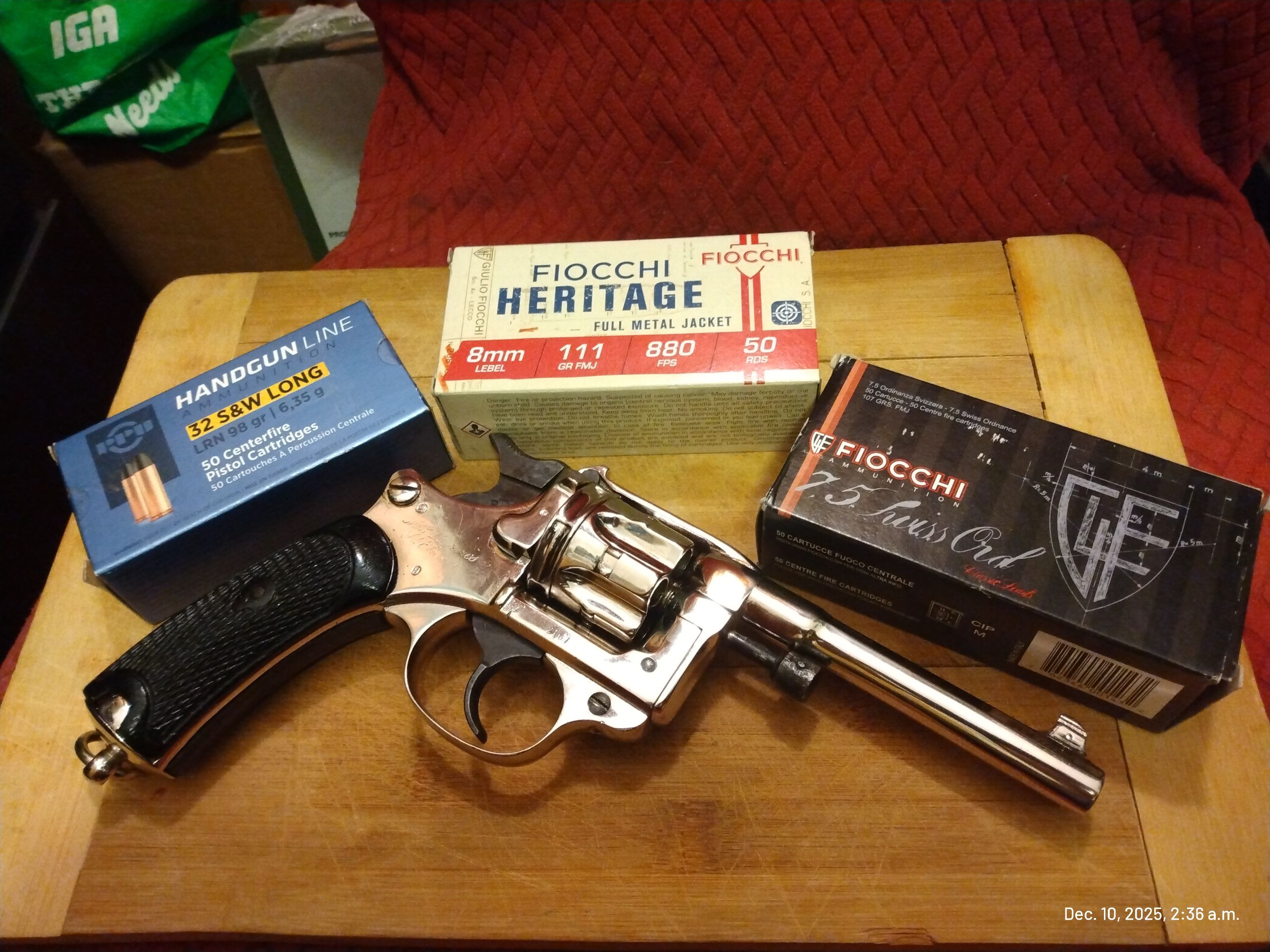 French 1892 Service Revolver in like new condition, Antique Status $4400 - 10 - 1765354534794_IMG_20251210_023639290