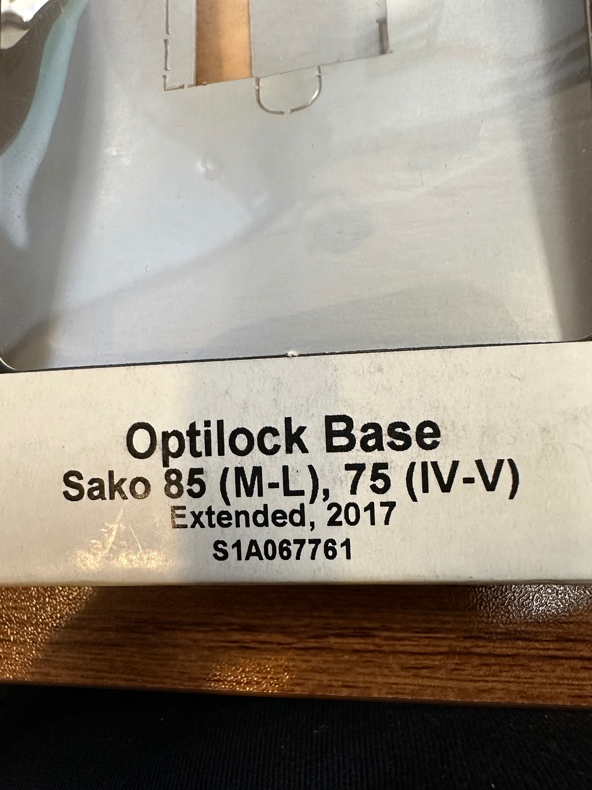 Photo of Optilock Base pair, Sako 85 (M-L),  75 (IV-V)