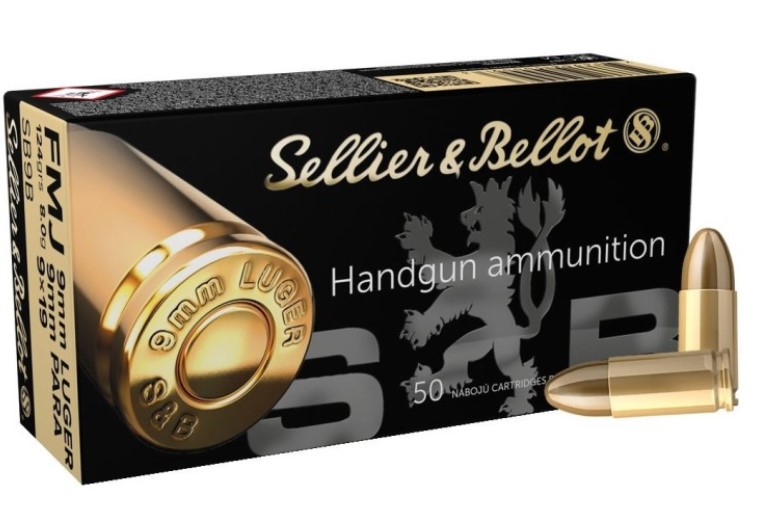 Photo of Sellier & Bellot - 9mm, 124gr FMJ Ammunition