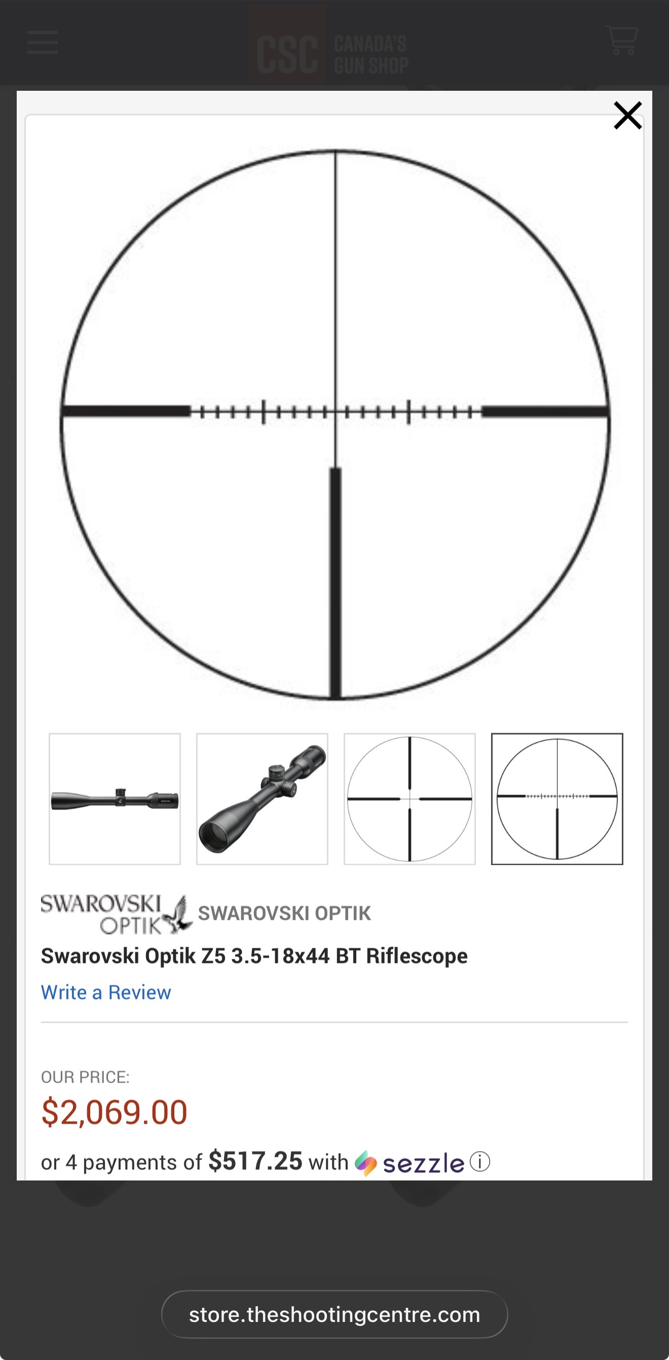 Swarovski Z5 3.5x44 P BT L4W - 1 - 1765414752781_IMG_1484
