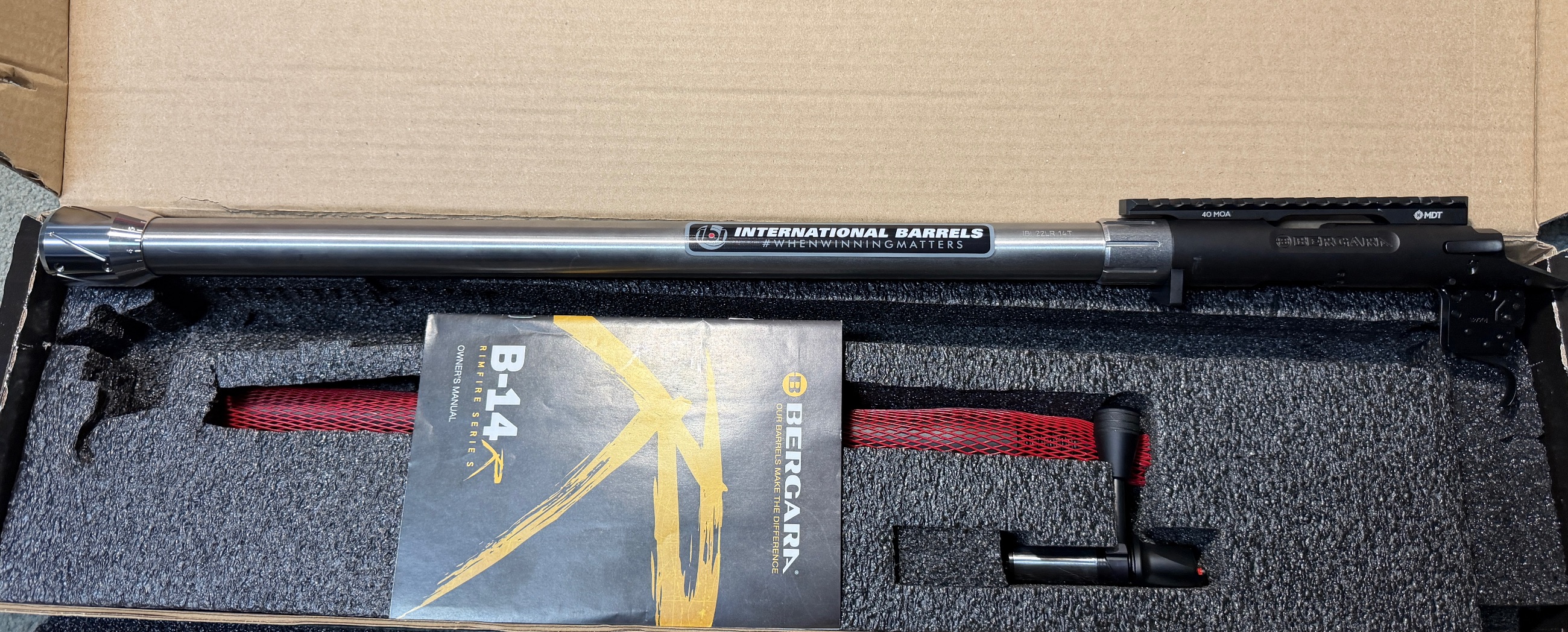 Photo of Bergara B14R Barreled Action with IBI 1.125 Barrel and Spearhead Tuner