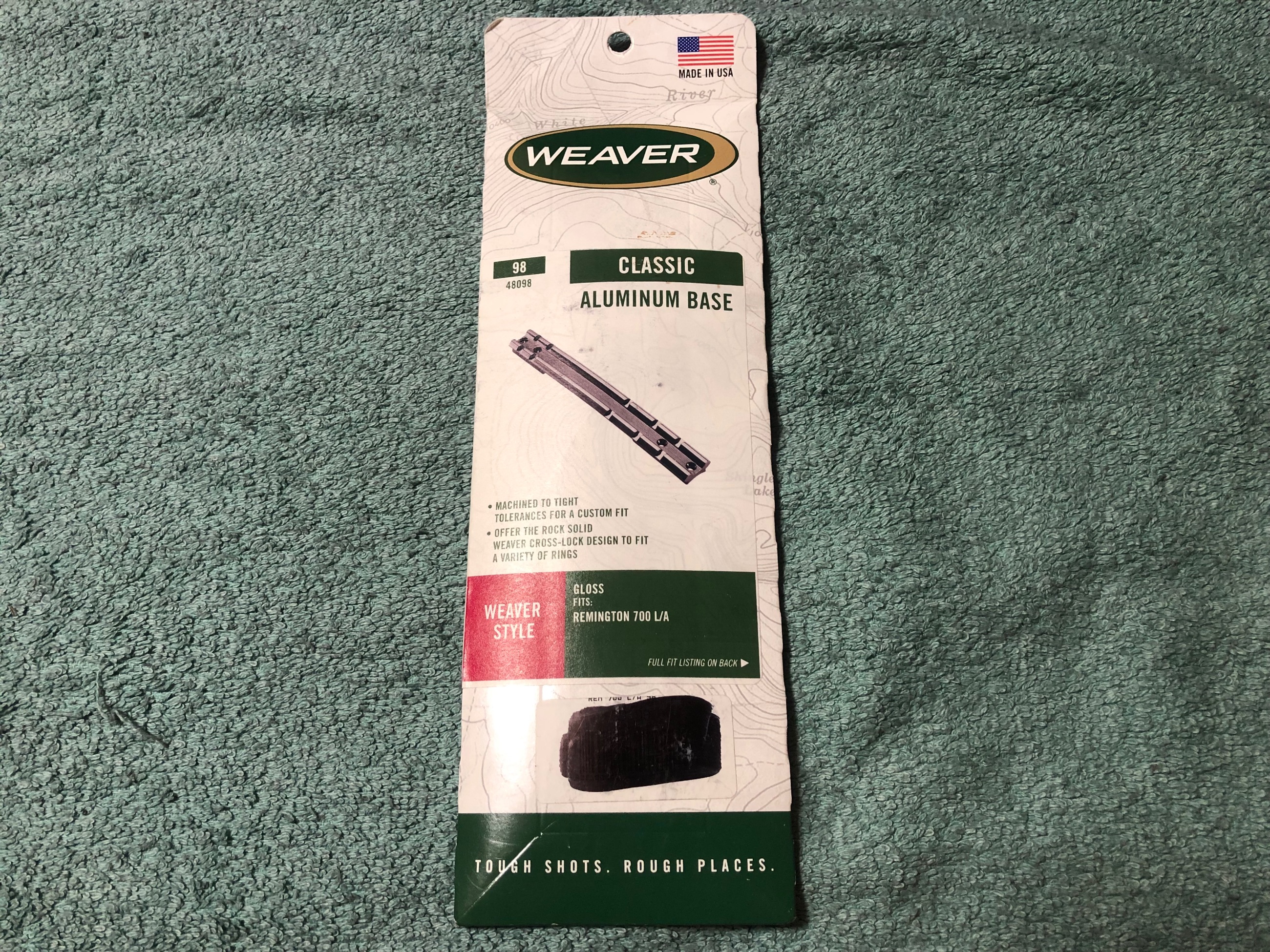 Photo of [BNIB]. Weaver 98 (48098) Scope Base for Remington 700 Long Actions