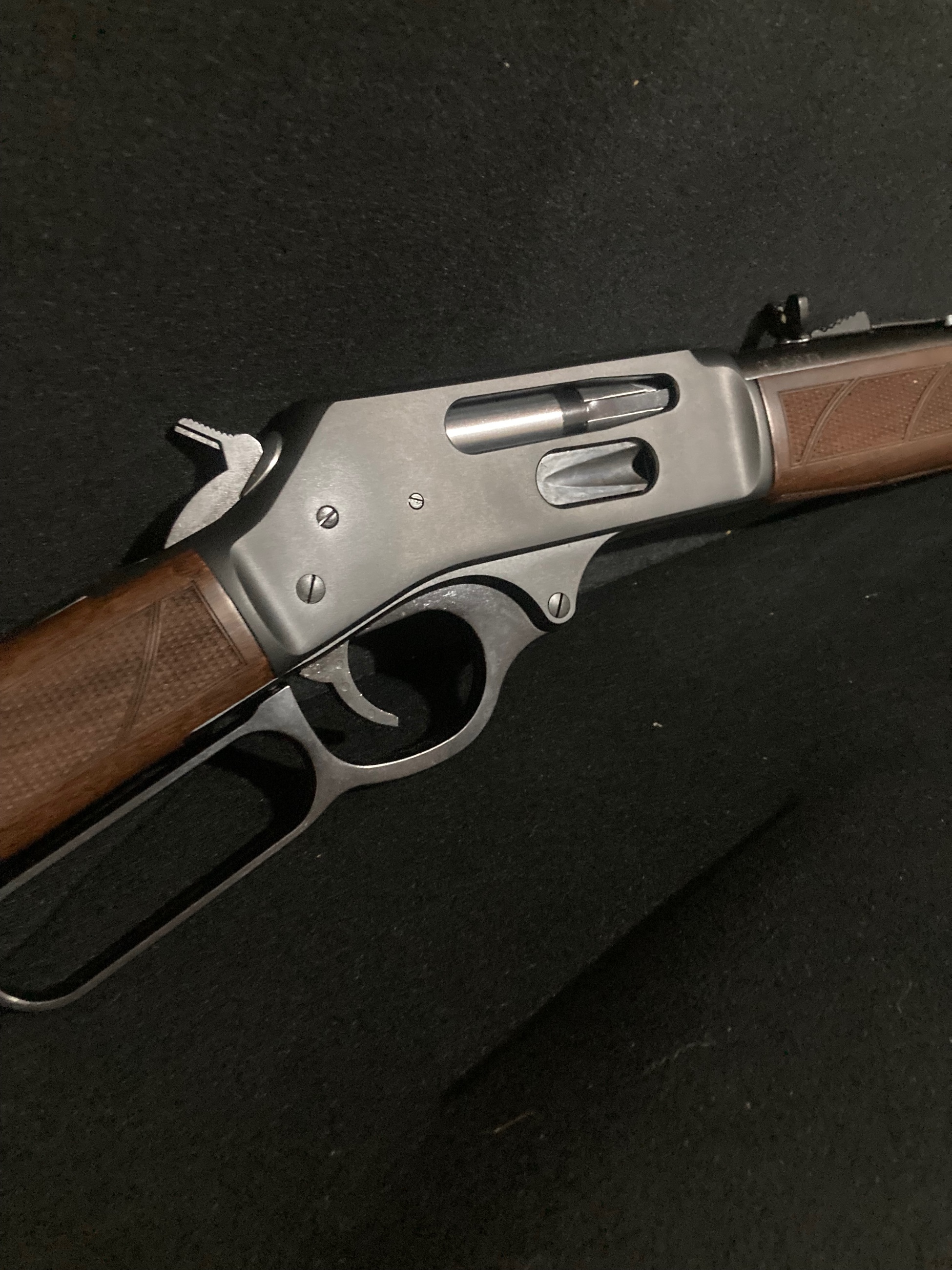 Photo of Henry Steel Lever Action Rifle, 20.00" Barrel, Wood Stock, 30-30