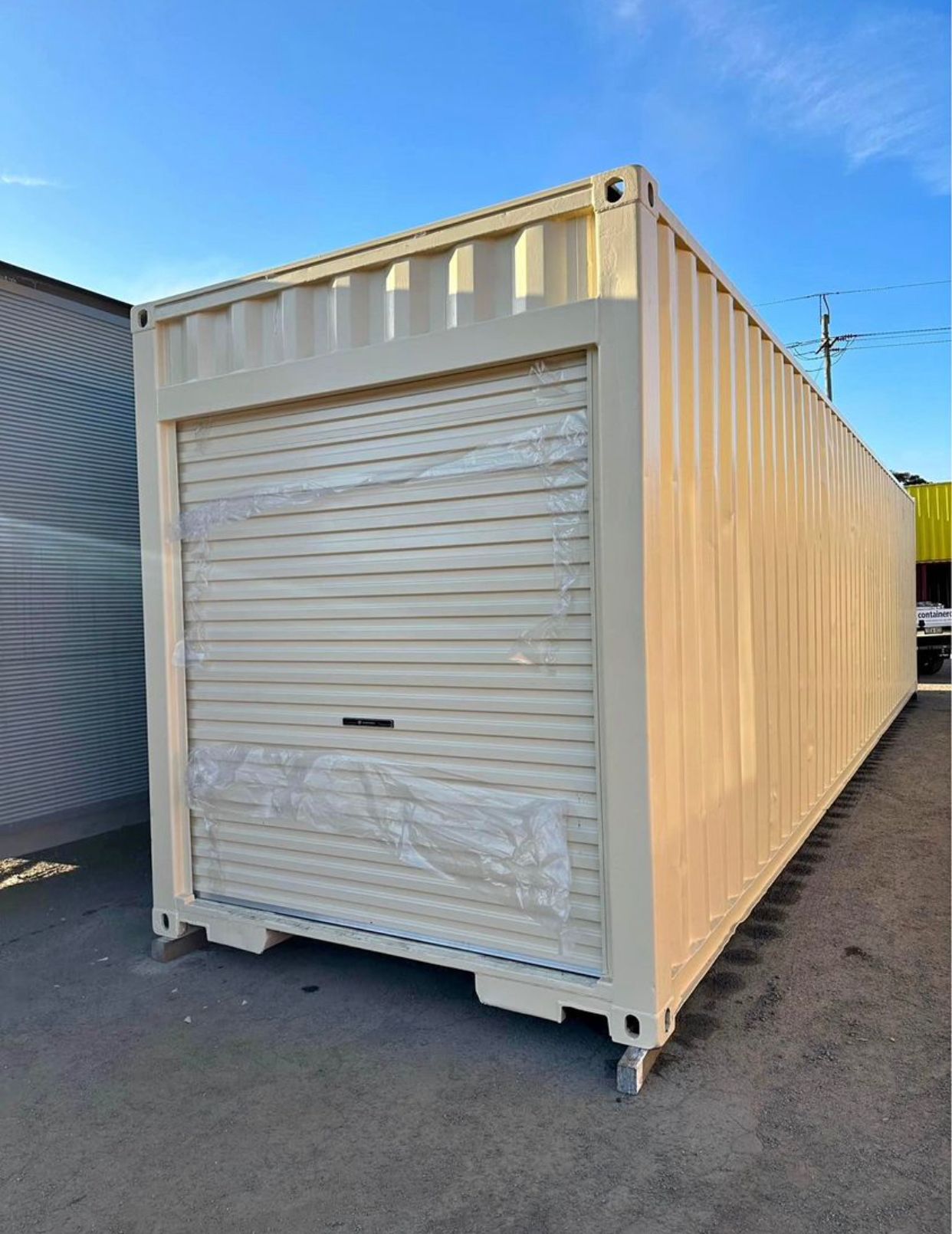 Photo of 40X8ft Shipping Container With Rolling Door