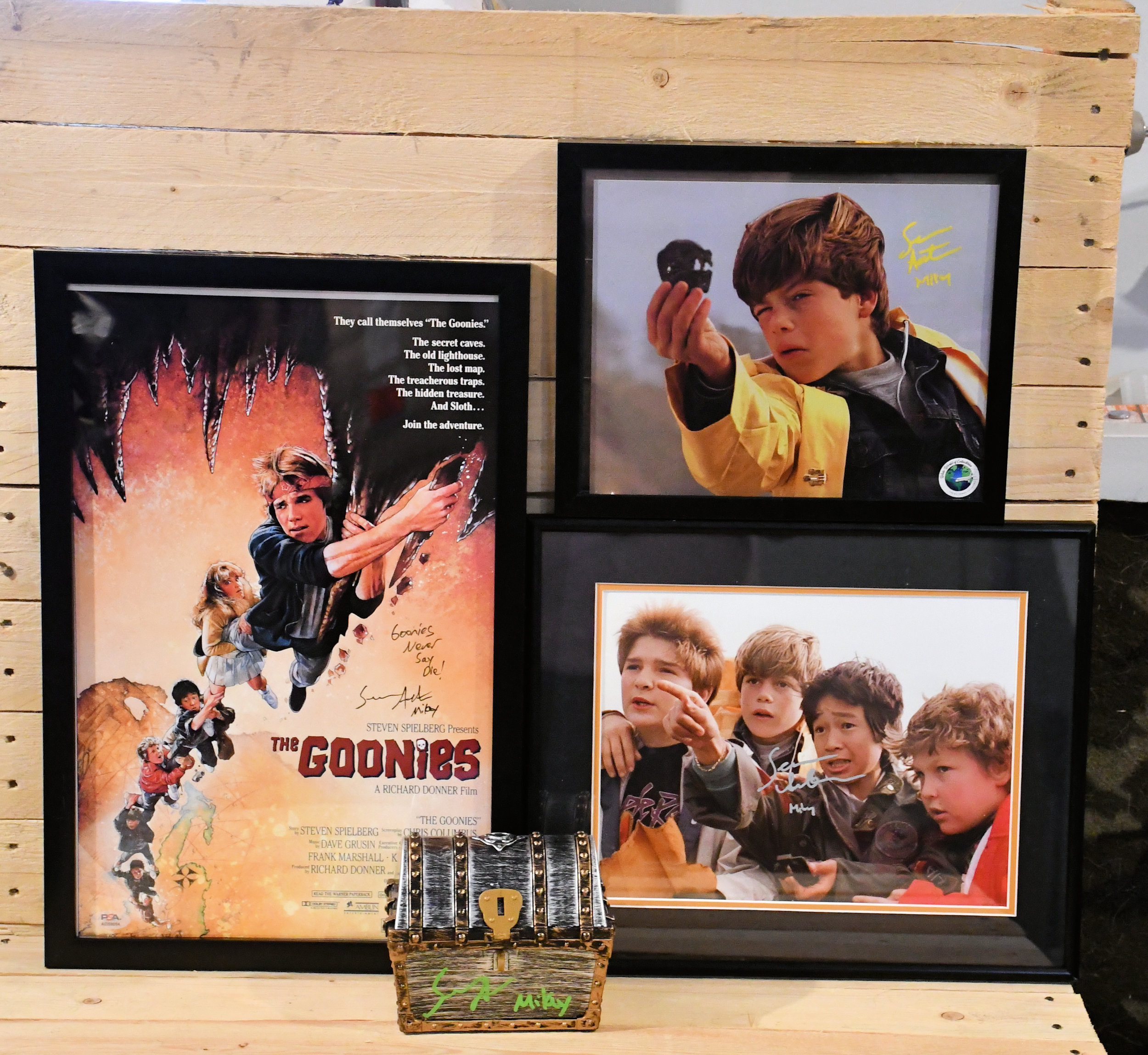 Photo of Ultimate Goonies Fan Autographed Collection