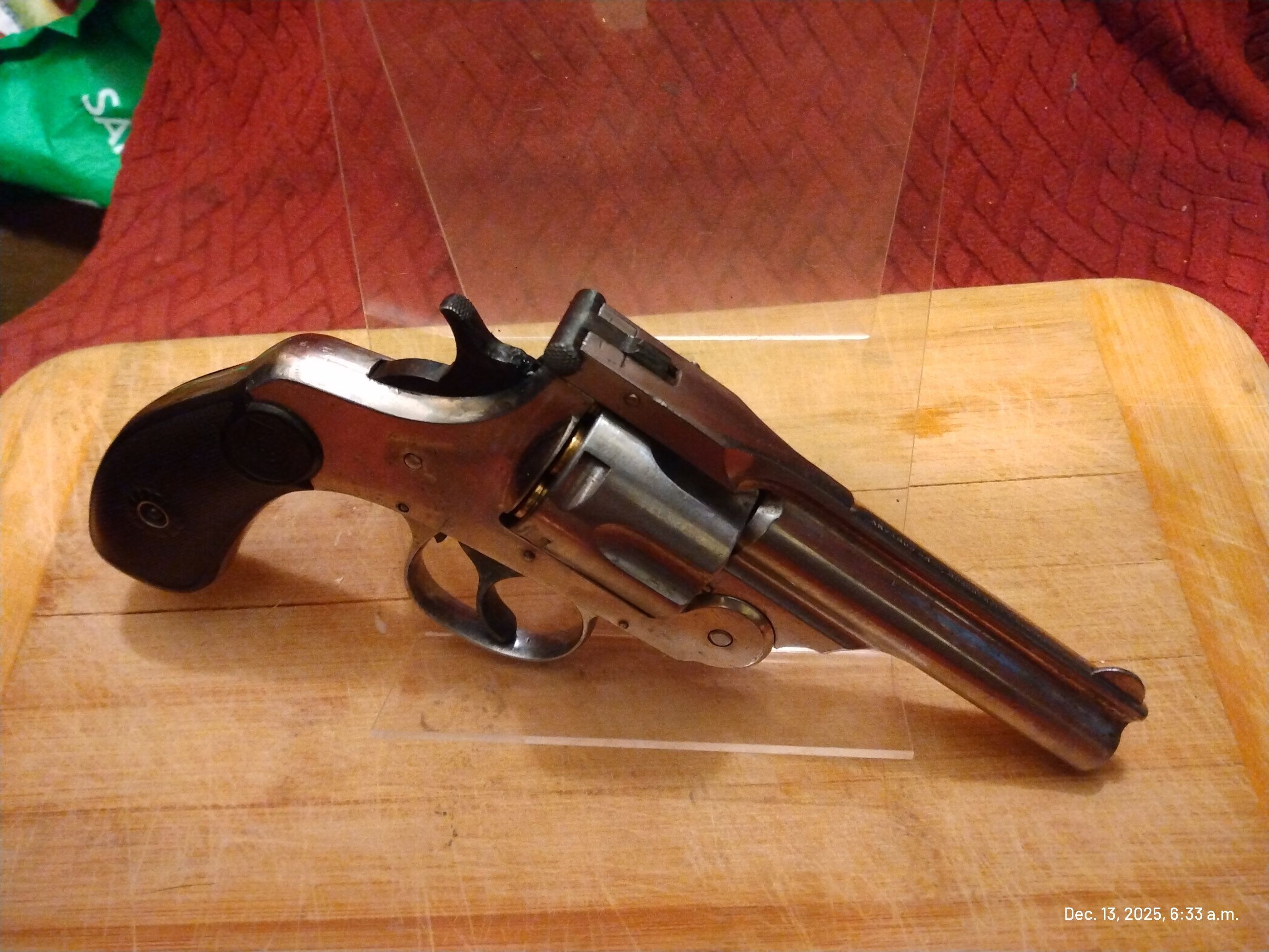 H&R open top 1st model 2nd Variation Automatic Ejecting Antique Revolver $3300 - 4 - 1765627465534_IMG_20251213_063332427