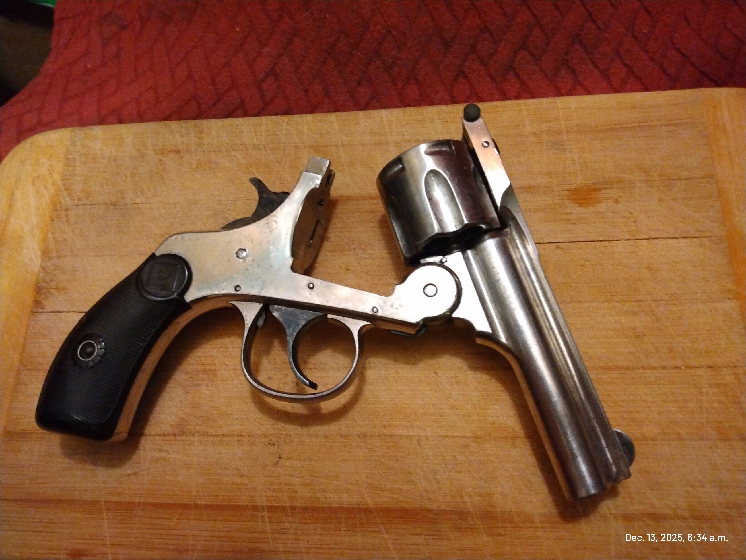 H&R open top 1st model 2nd Variation Automatic Ejecting Antique Revolver $3300 - 5 - 1765627477152_IMG_20251213_063427895