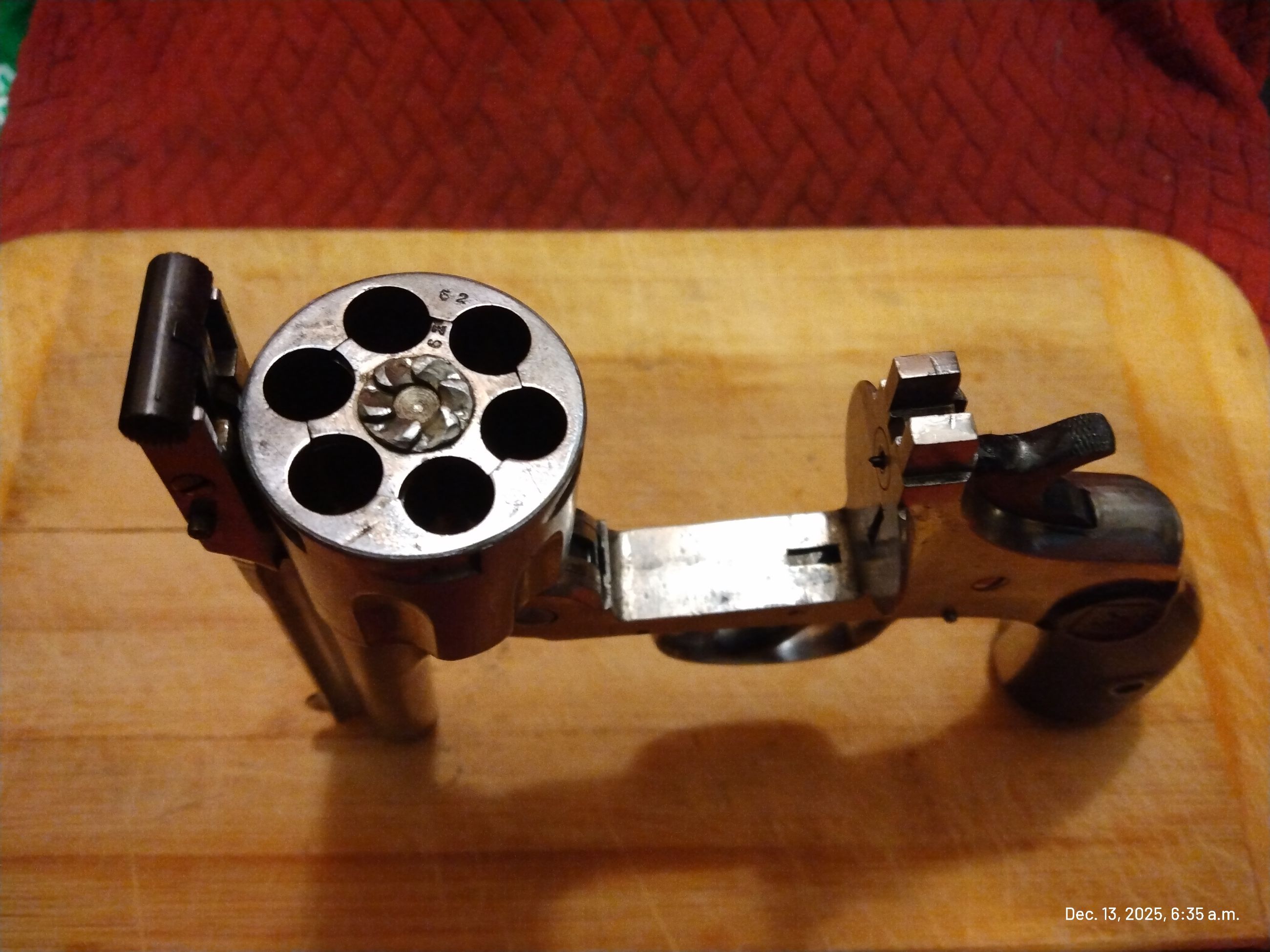 H&R open top 1st model 2nd Variation Automatic Ejecting Antique Revolver $3300 - 7 - 1765627497220_IMG_20251213_063533259