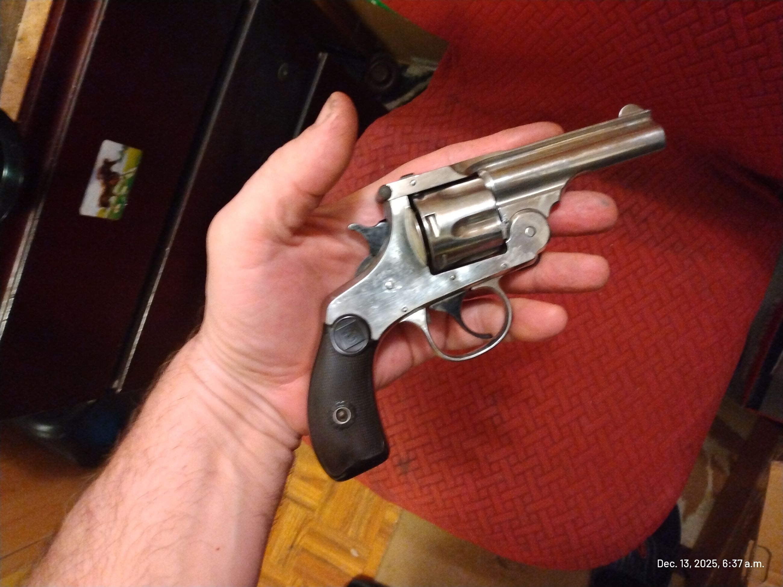 H&R open top 1st model 2nd Variation Automatic Ejecting Antique Revolver $3300 - 8 - 1765627505621_IMG_20251213_063725095