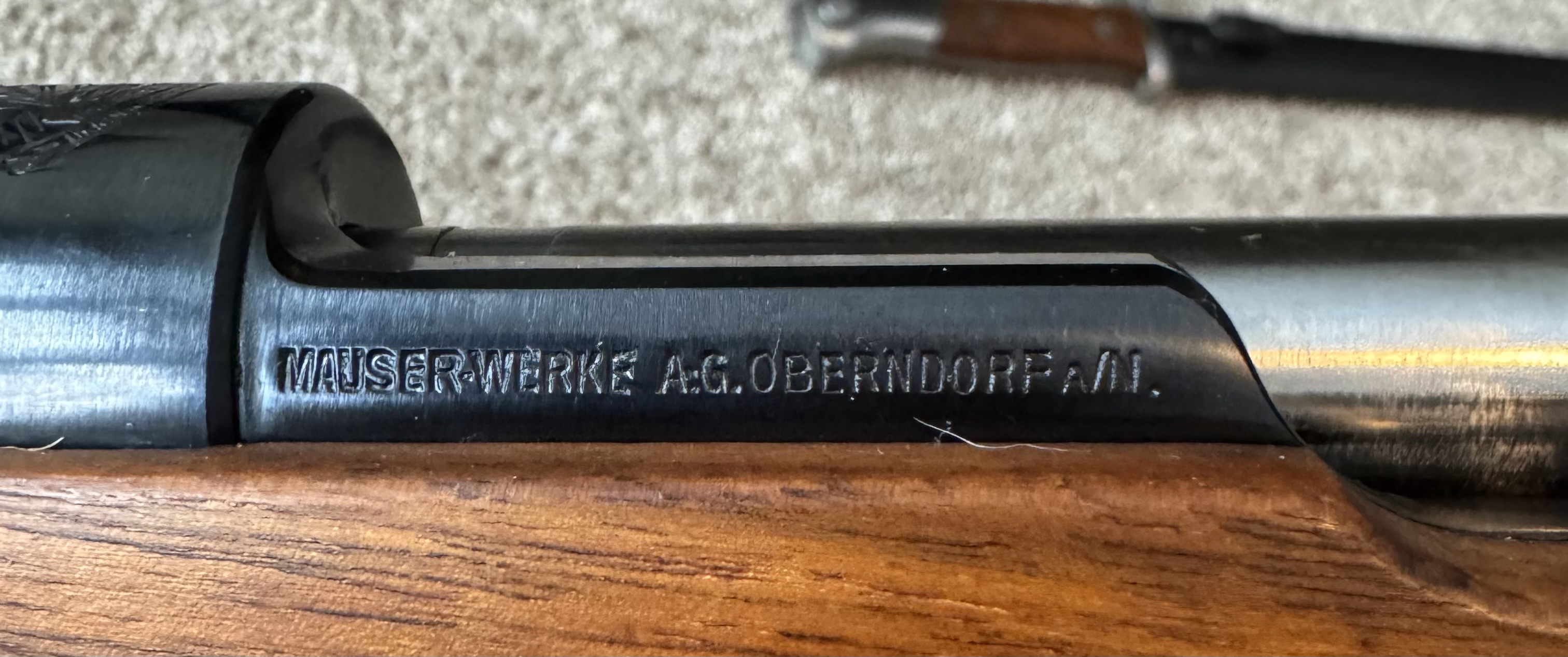 Brazilian Model 1935 Mauser Banner Rifle - 4 - 1765662517866_IMG_6275