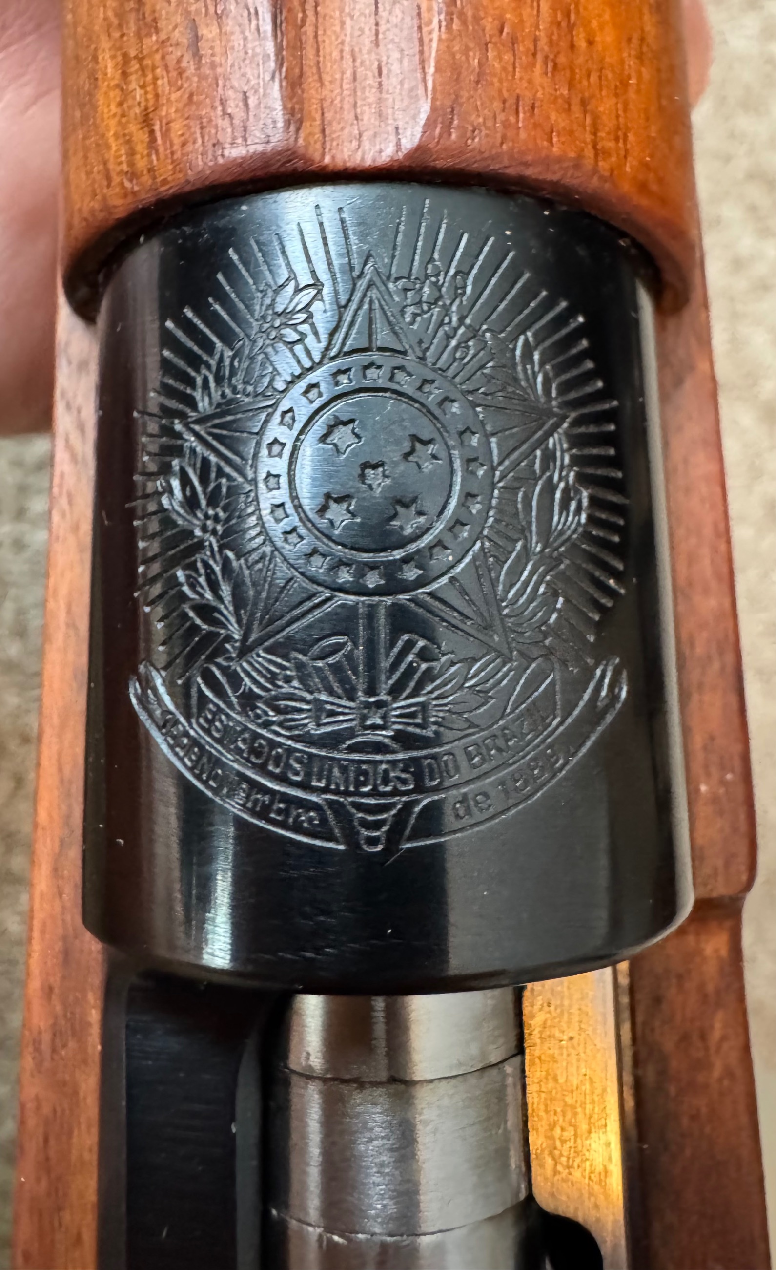 Brazilian Model 1935 Mauser Banner Rifle - 3 - 1765662518092_IMG_6274